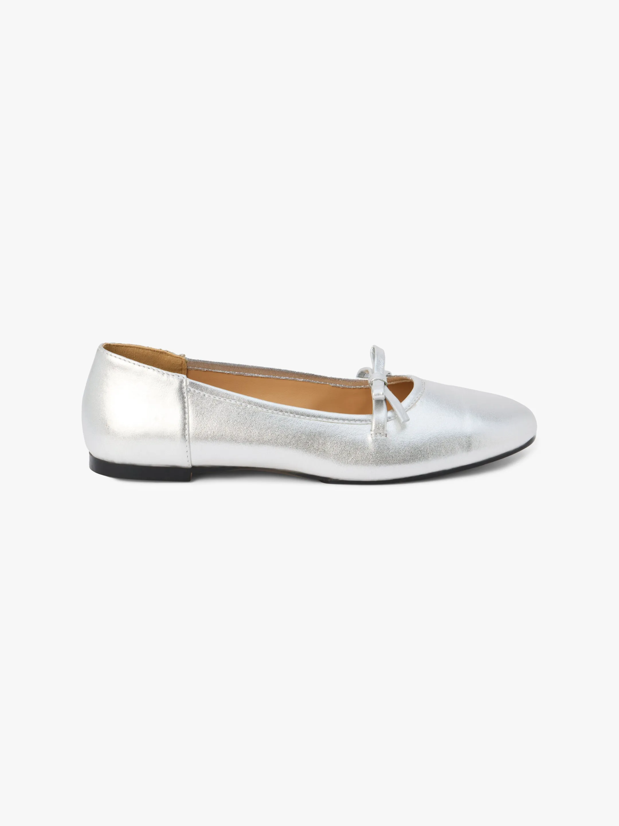 Missy Ballet Flat - Silver