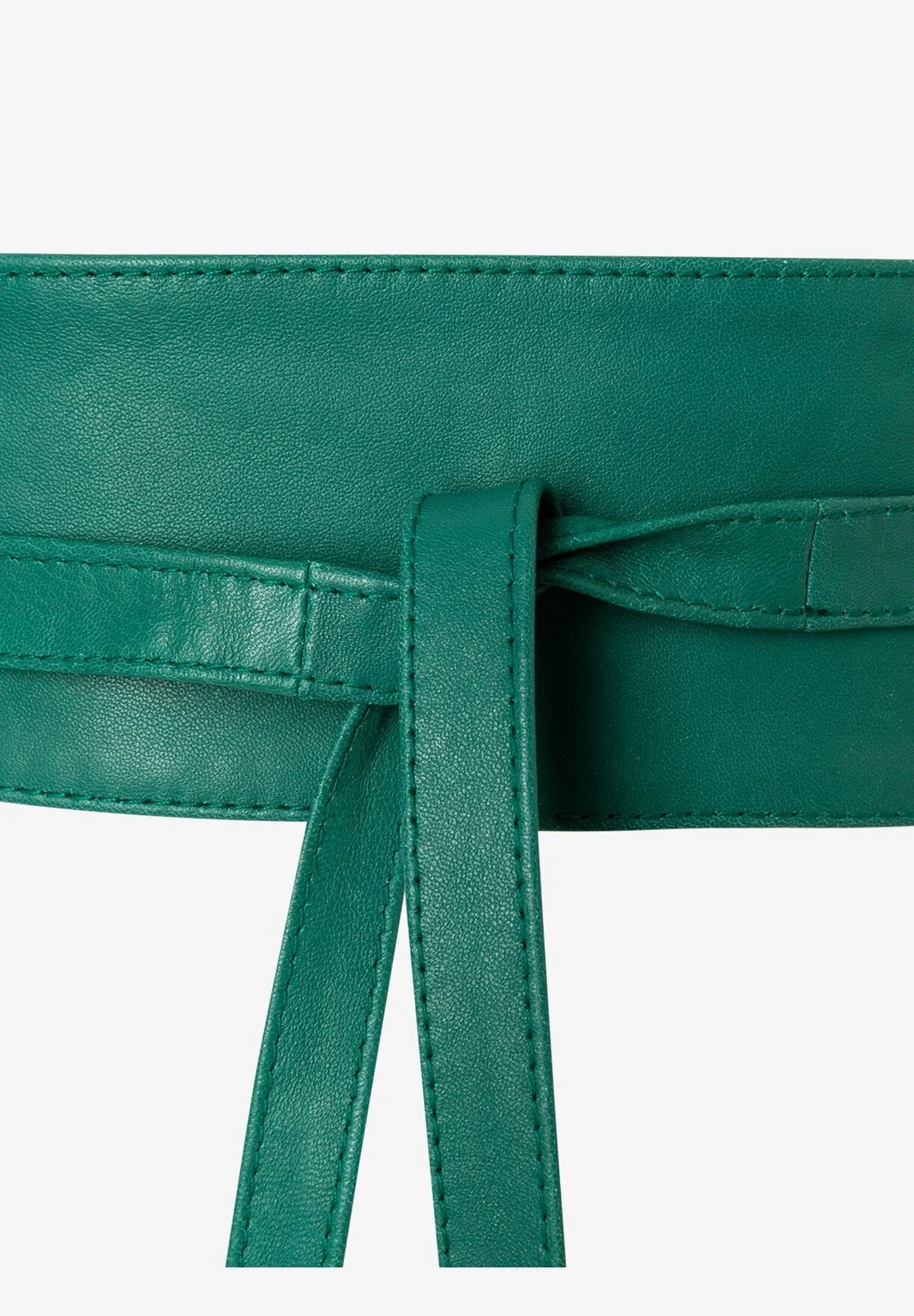 More & More Obi Leather Belt Green