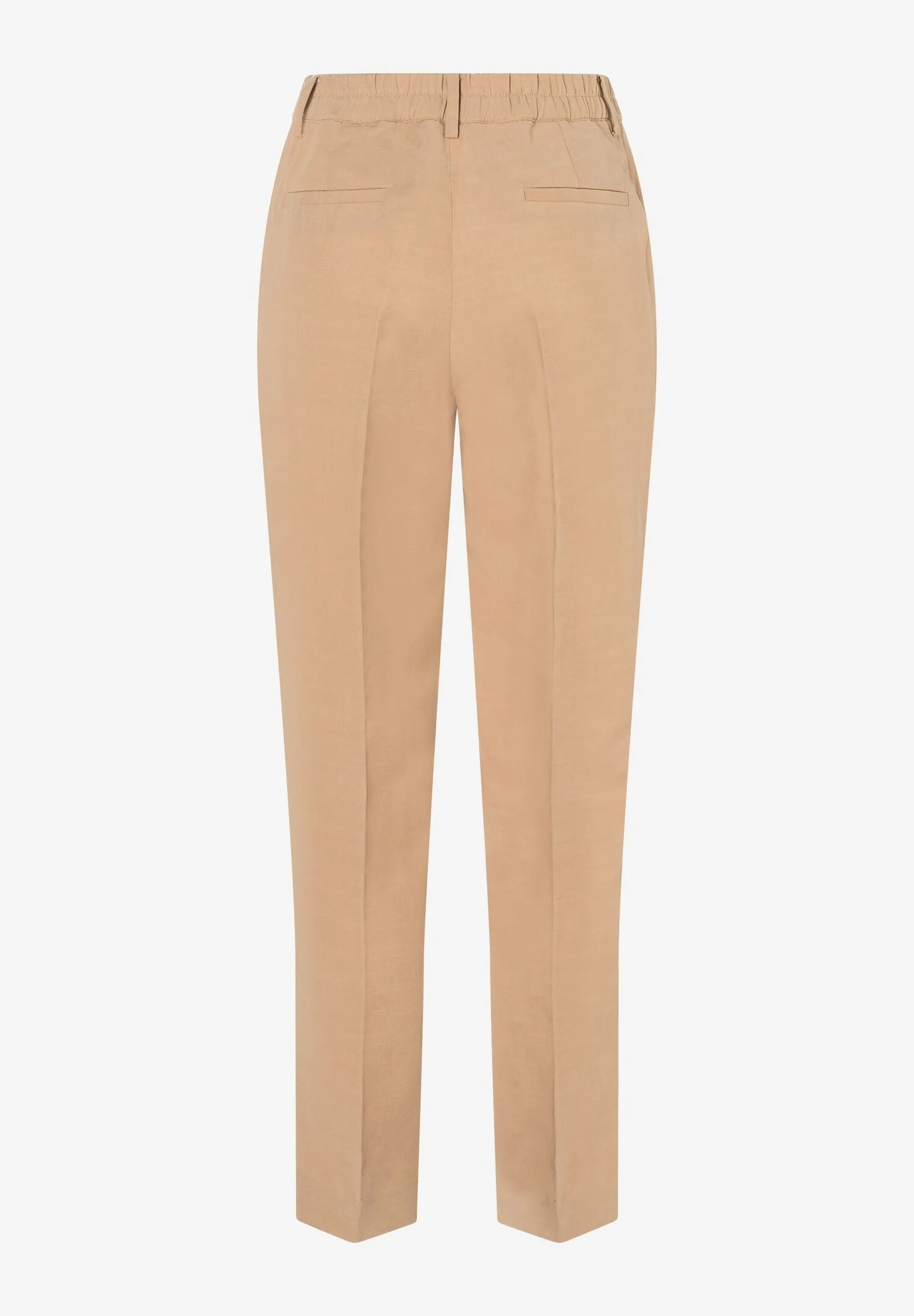 More & More Tencel-Linen Trouser Soft Toffee