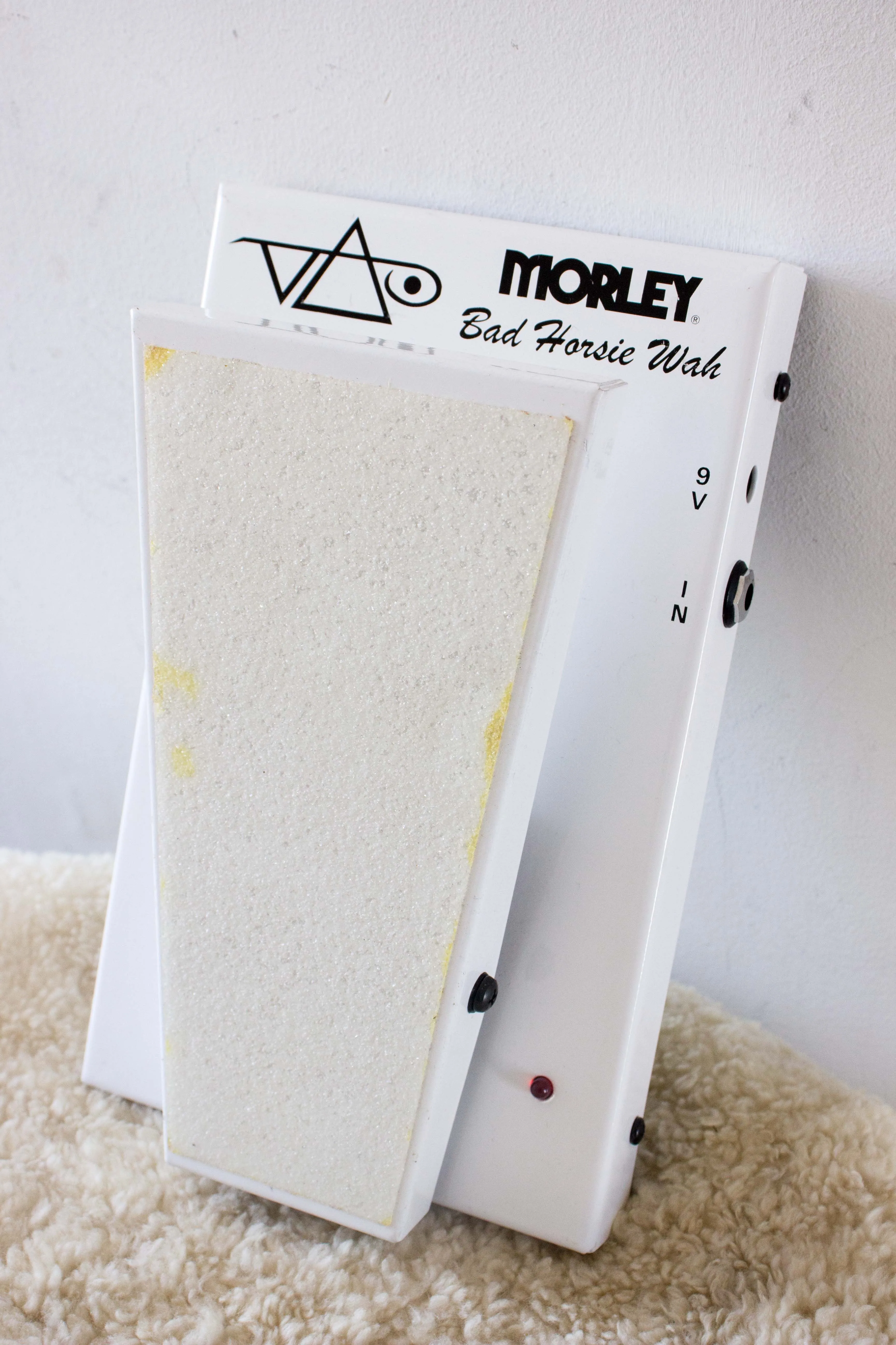 Morley Bad Horsie 10th Anniversary White Finish Wah Pedal