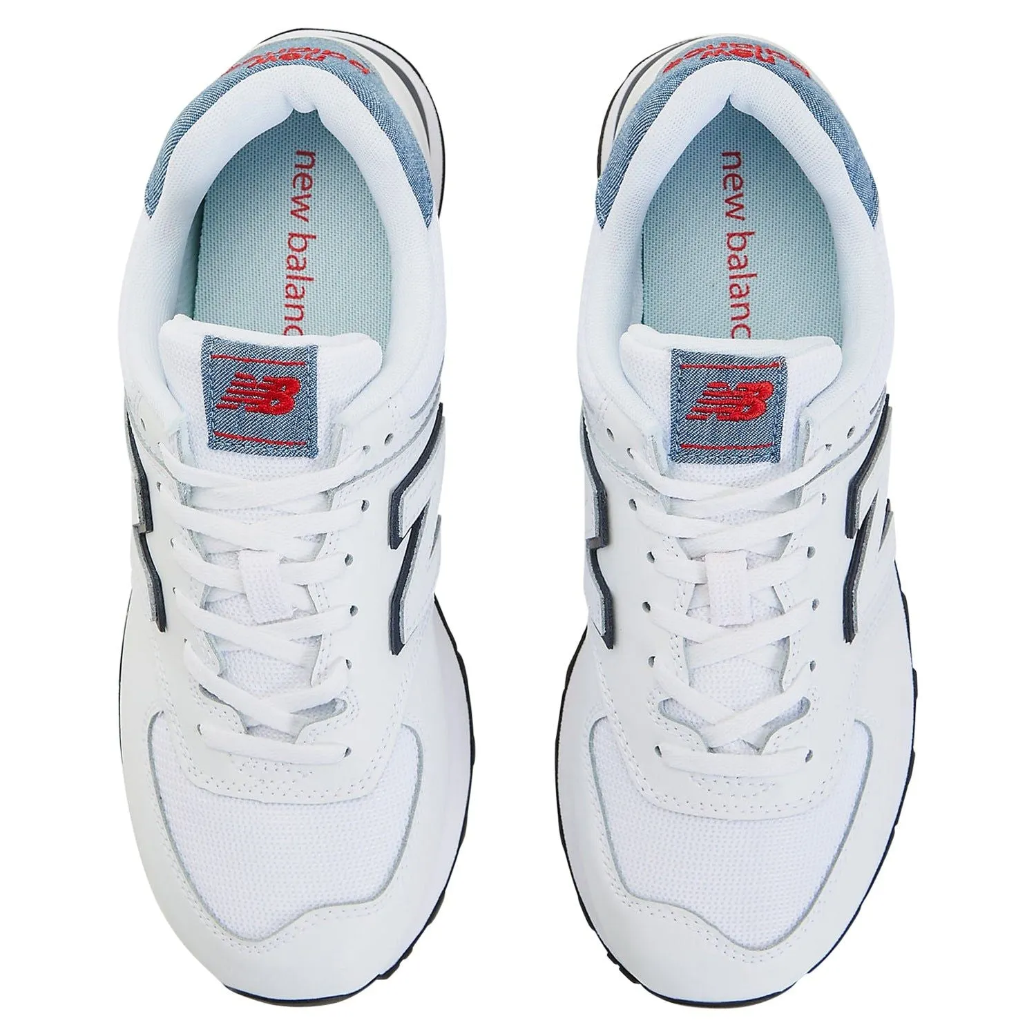 New Balance 574 Lifestyle Denim Shoes - White