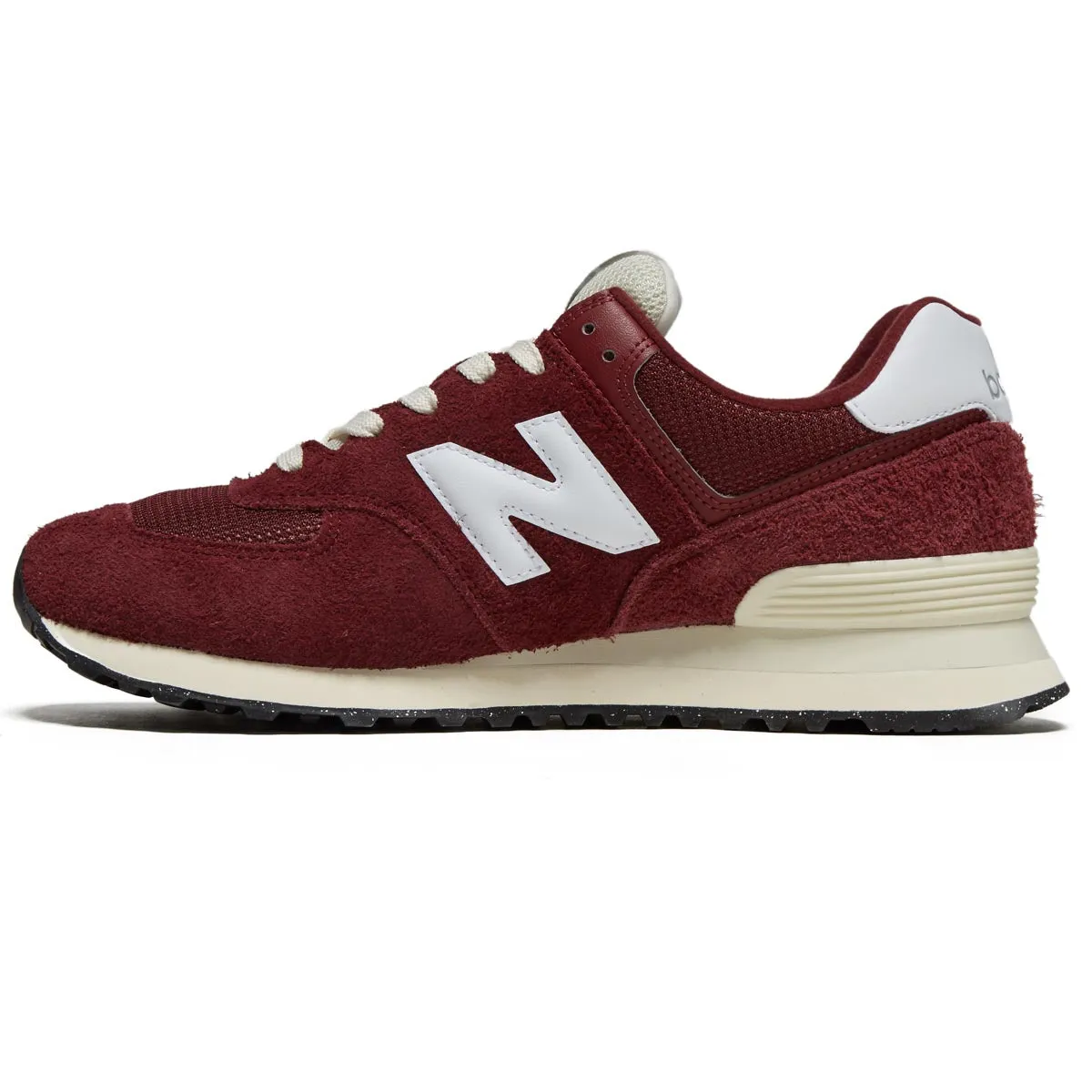 New Balance 574 Shoes - Classic Crimson/White/Angora