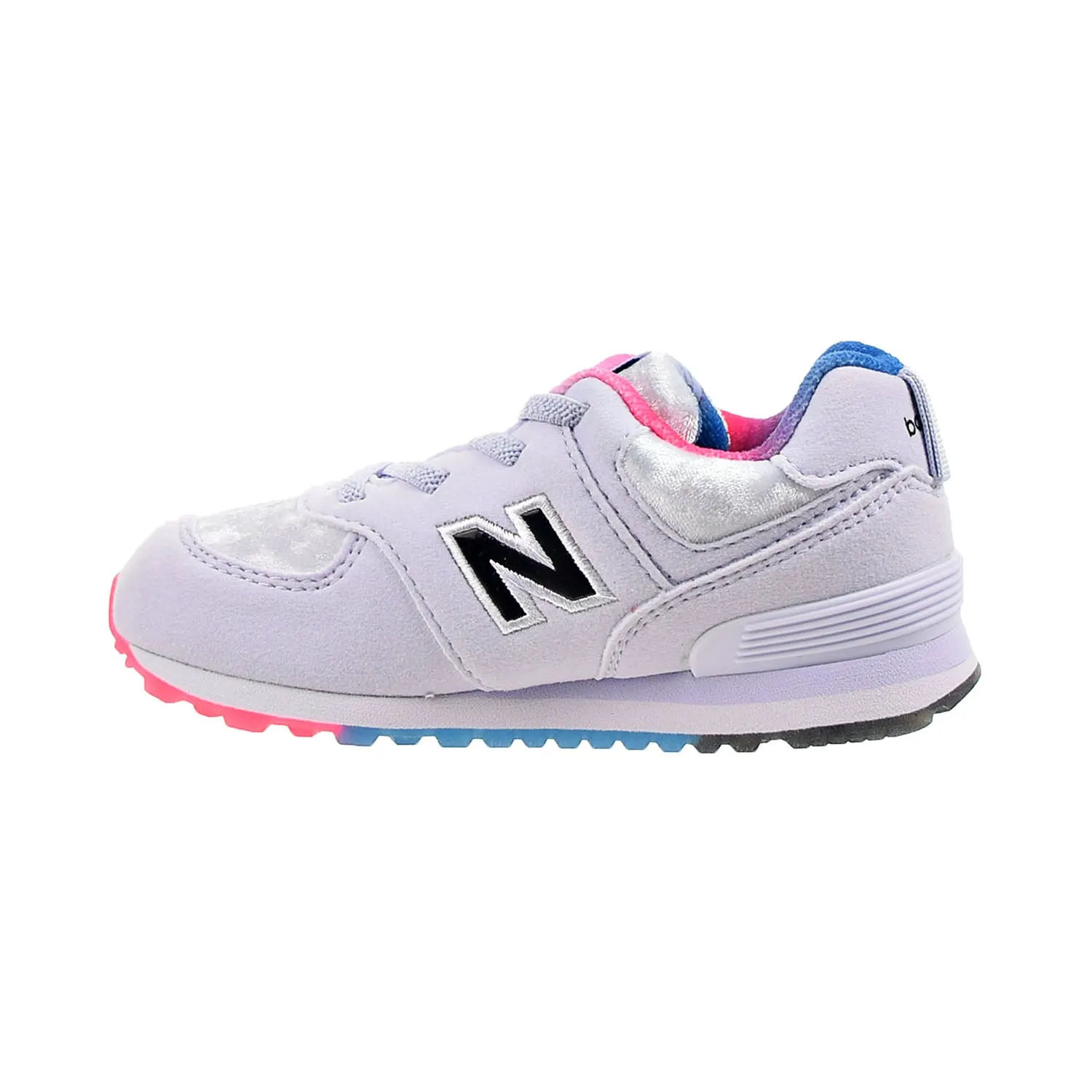 New Balance 574 Toddlers Shoes Silent Grey-White