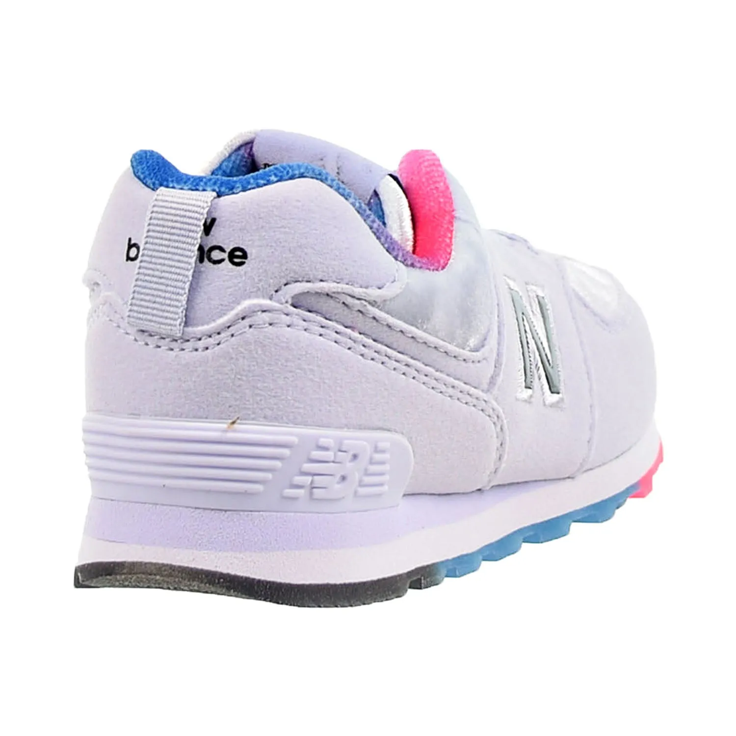 New Balance 574 Toddlers Shoes Silent Grey-White