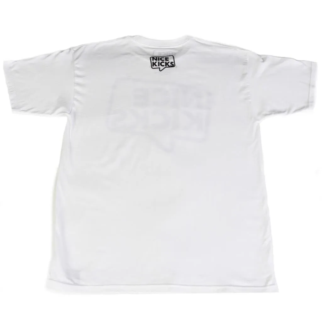 Nice Kicks Classic Outline Tee - White/Black