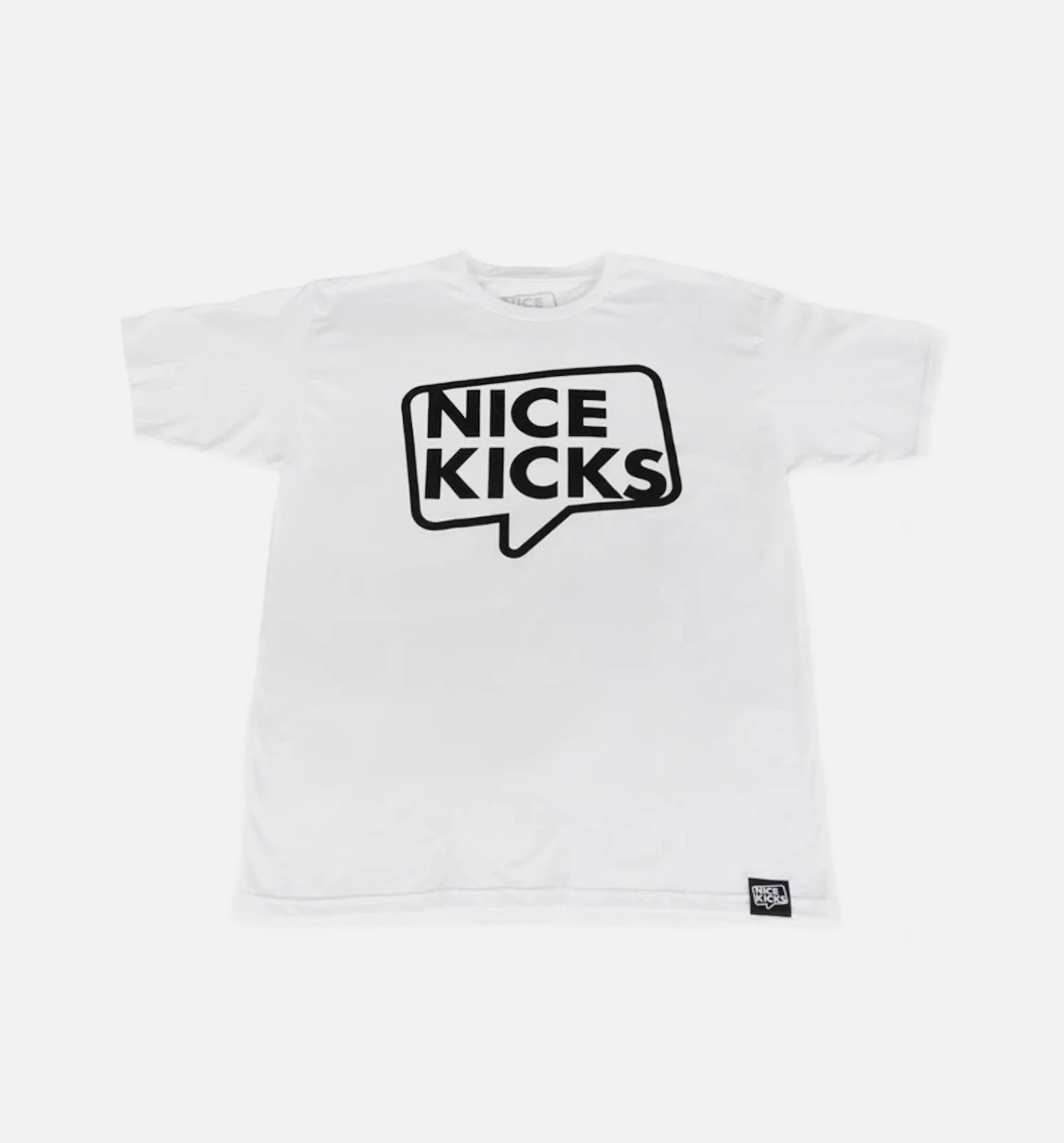 Nice Kicks Classic Outline Tee - White/Black