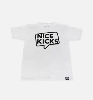 Nice Kicks Classic Outline Tee - White/Black