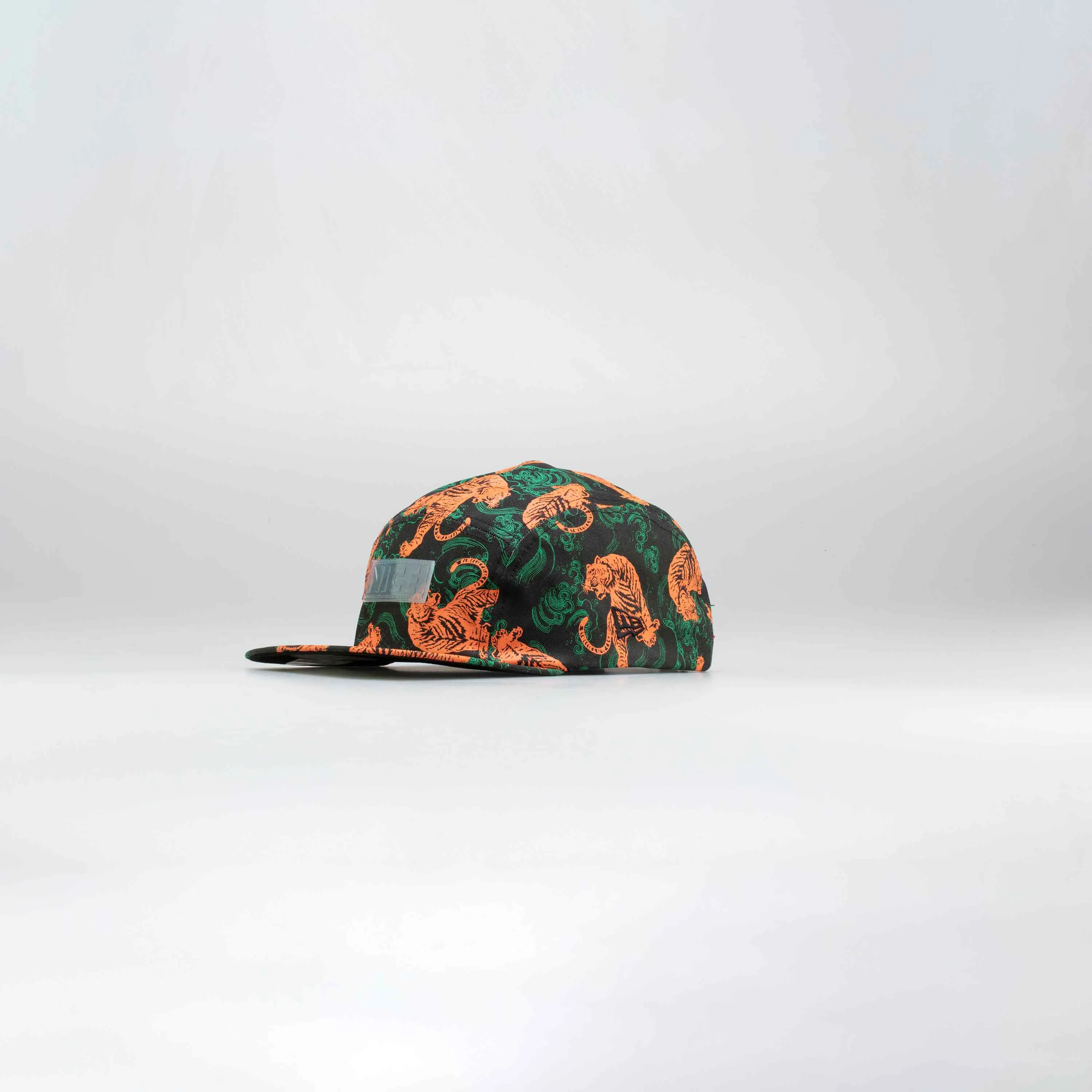 Nice Kicks Life Tiger Hat - Black/Orange/Green