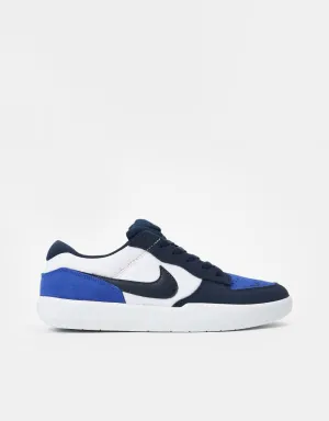 Nike SB Force 58 Skate Shoes - Obsidian/Obsidian-White-Hyper Royal