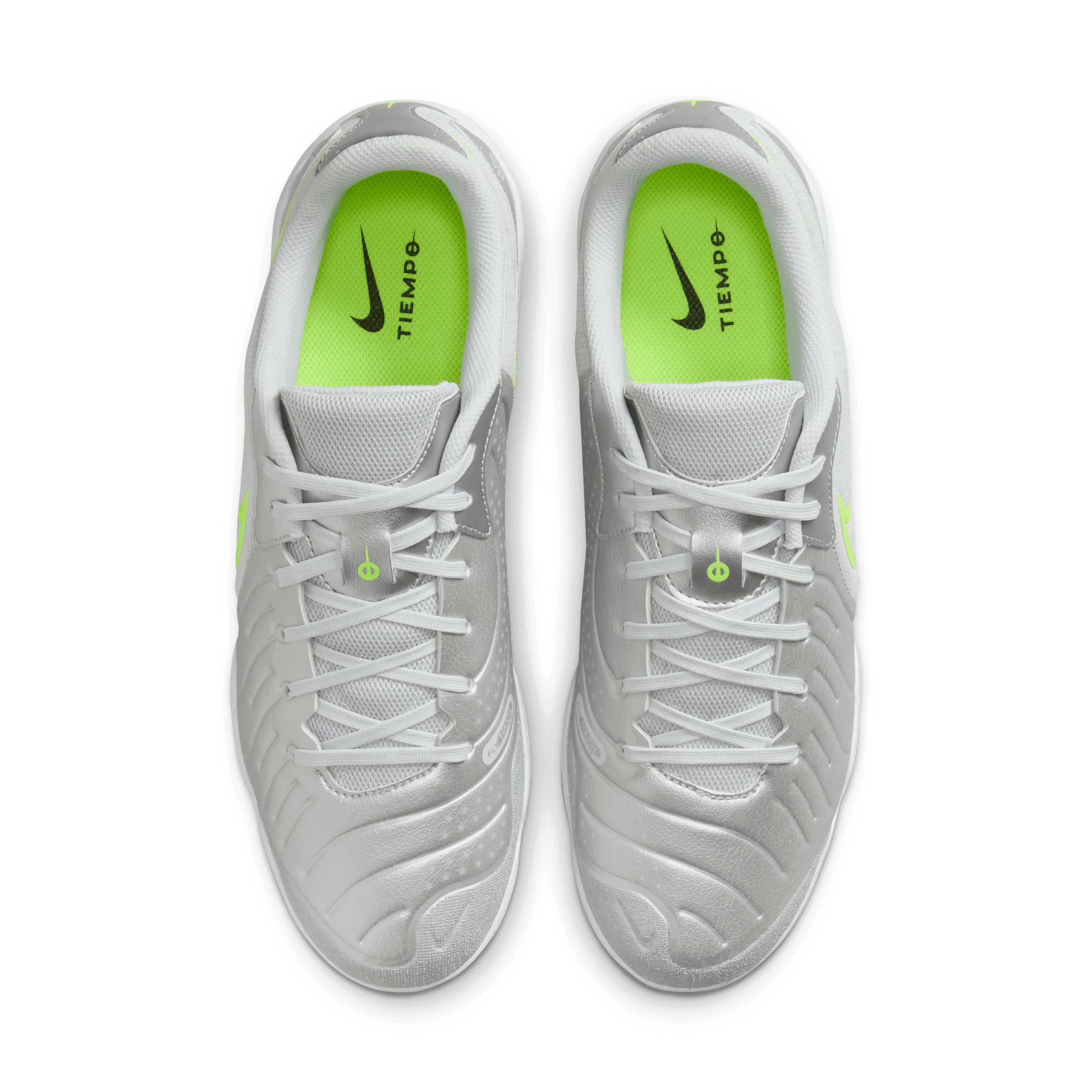 Nike Tiempo Legend 10 Academy IC-Metallic Silver/ White-Volt