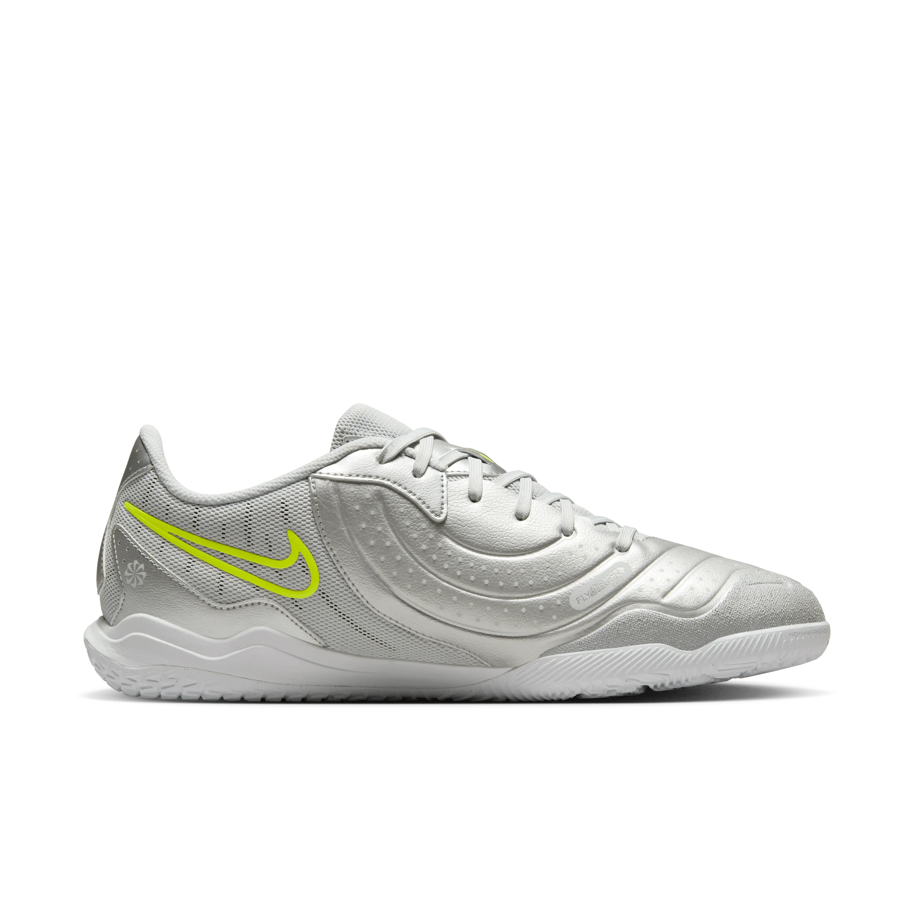 Nike Tiempo Legend 10 Academy IC-Metallic Silver/ White-Volt