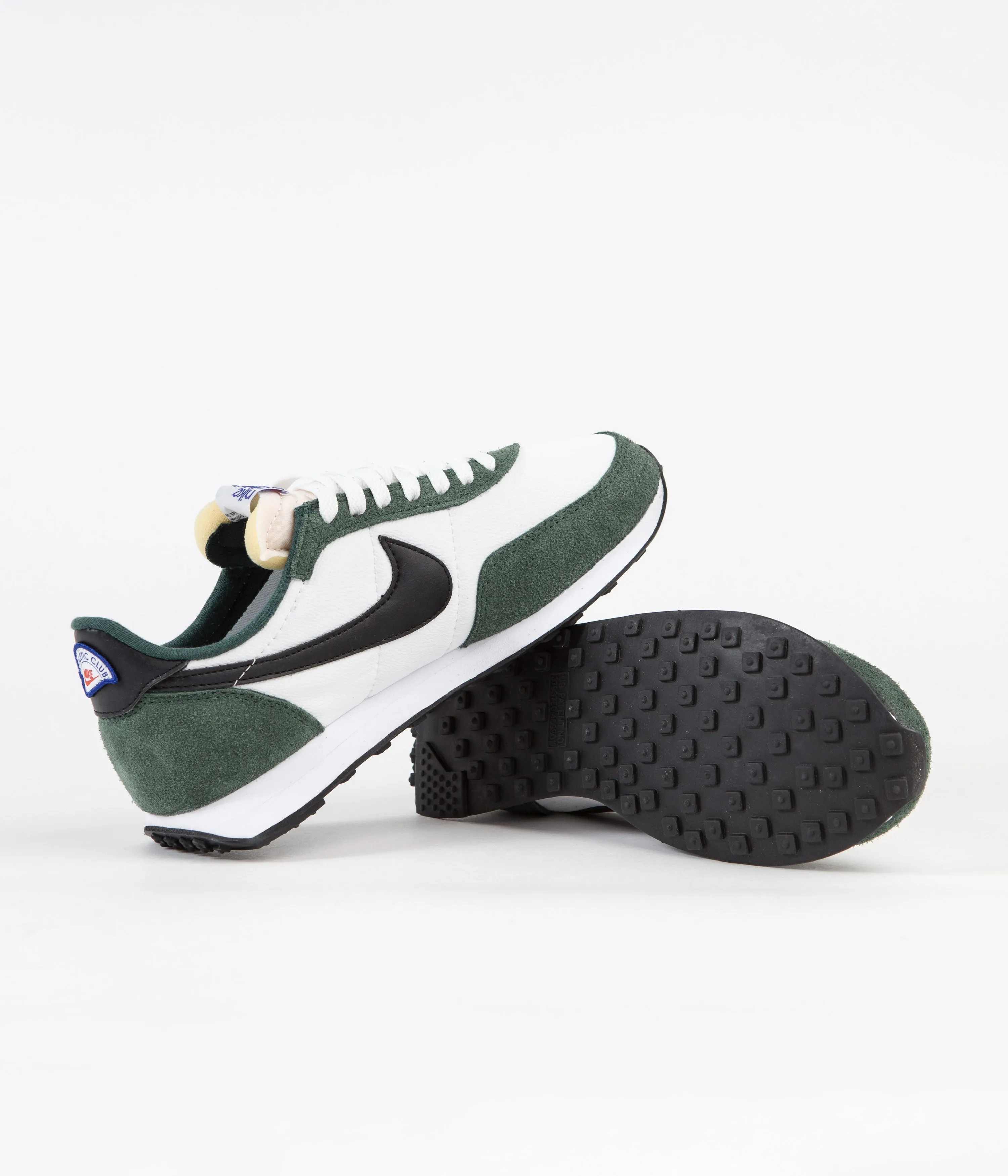 Nike Waffle Trainer 2 Shoes - White / Black - Pro Green - Hyper Royal