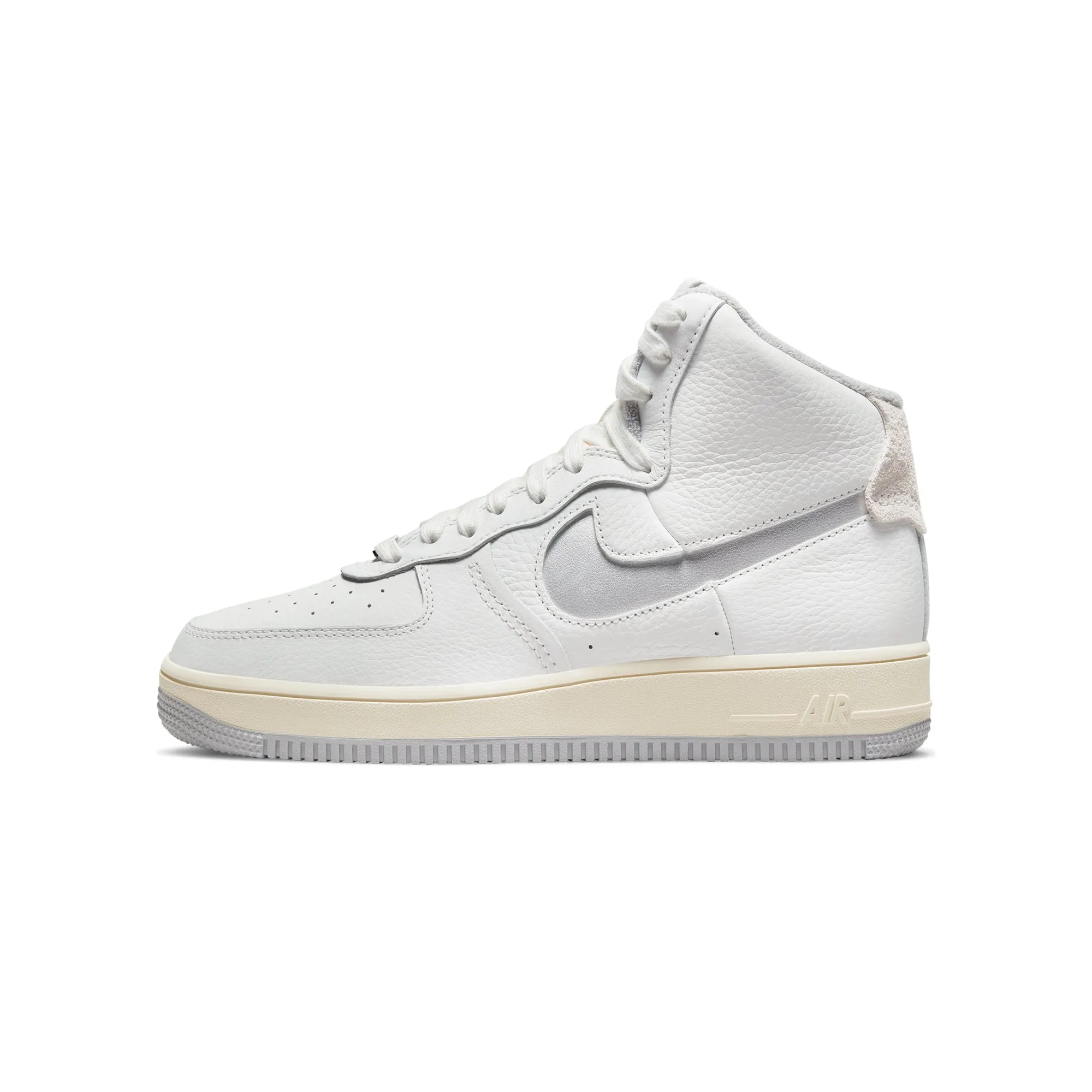 Nike Womens Air Force 1 SCULPT Shoes 'Summit White/Silver-Coconut Milk'