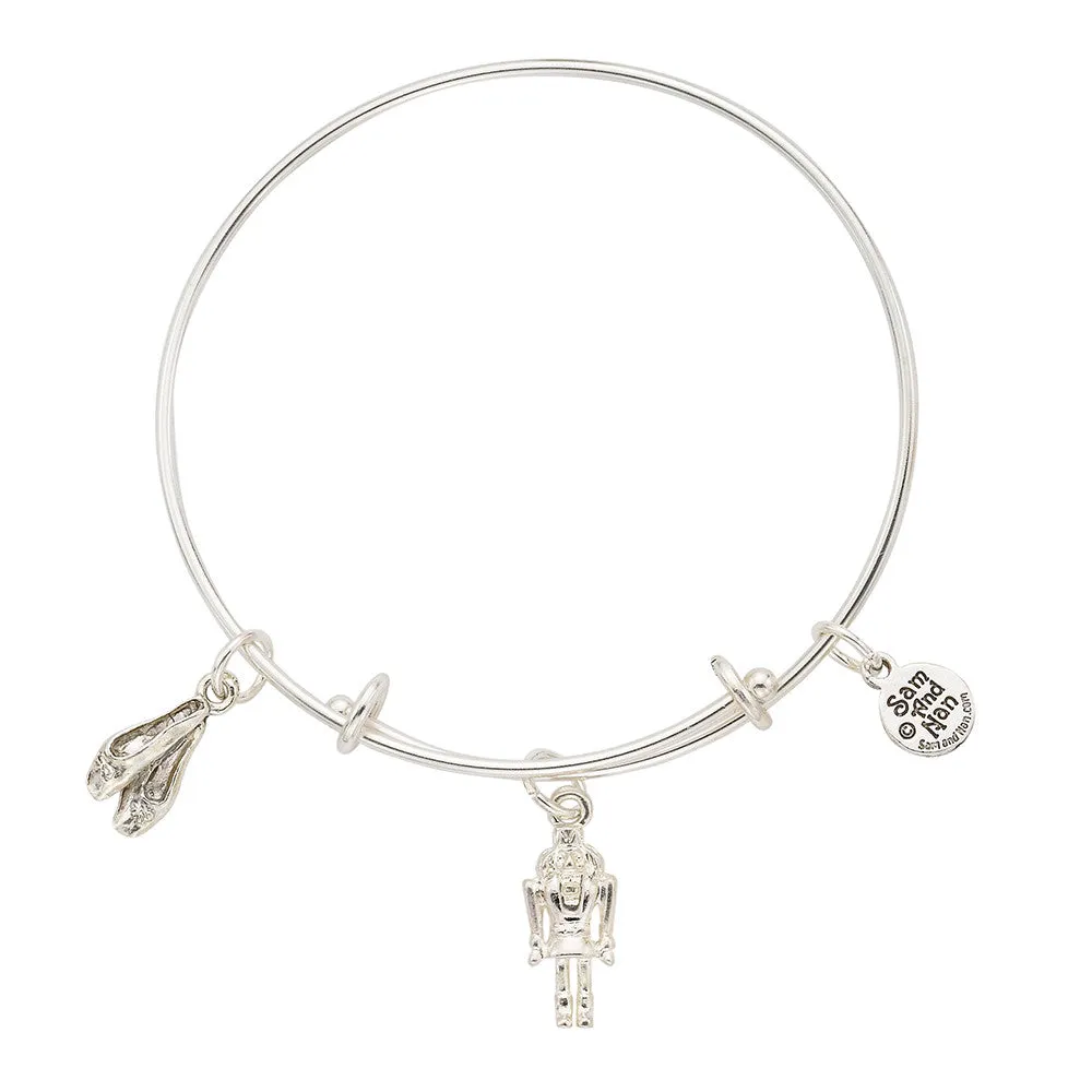 Nutcracker Ballet Shoes Bangle Bracelet