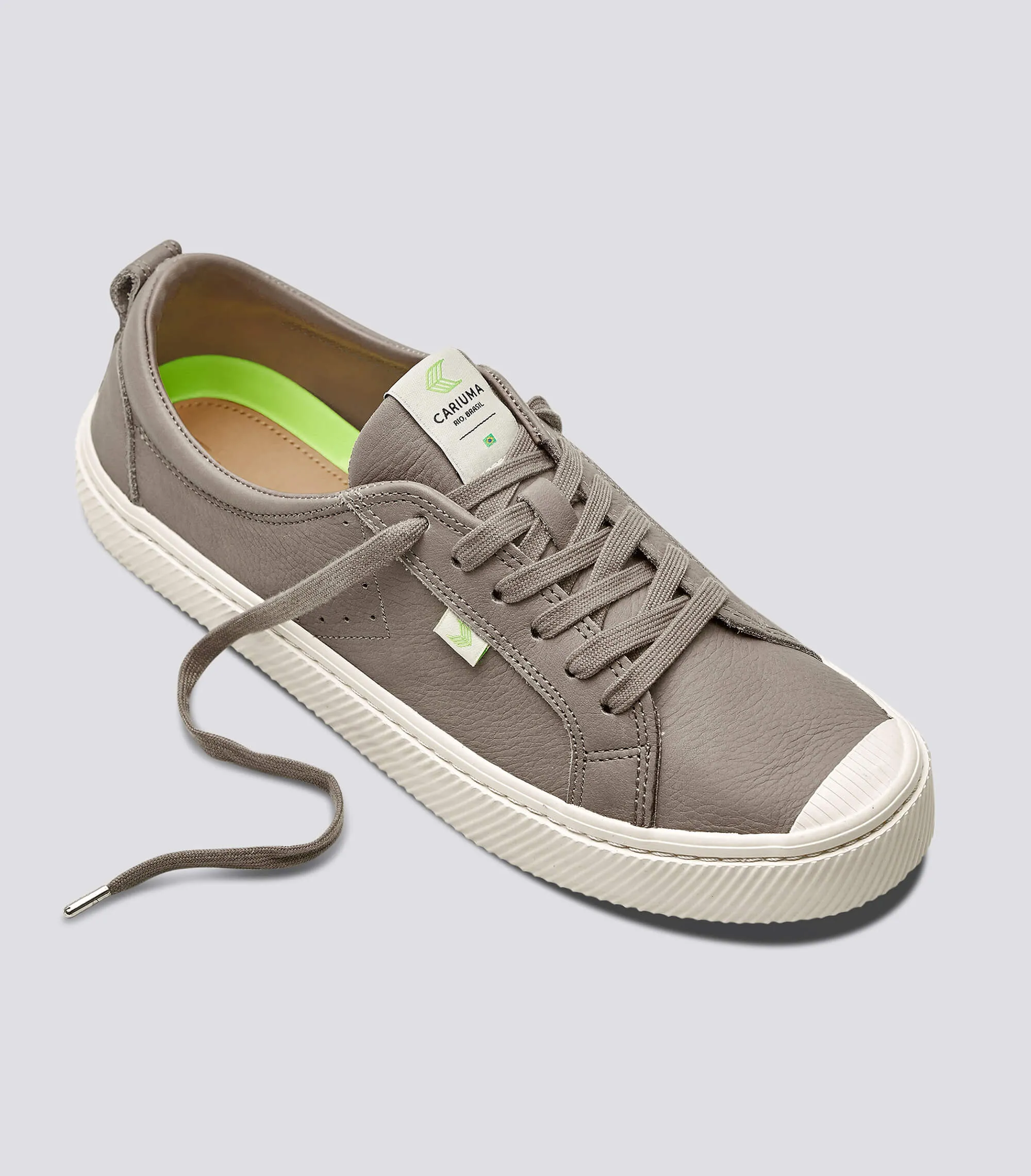 OCA Low Grey Premium Leather Sneaker Men