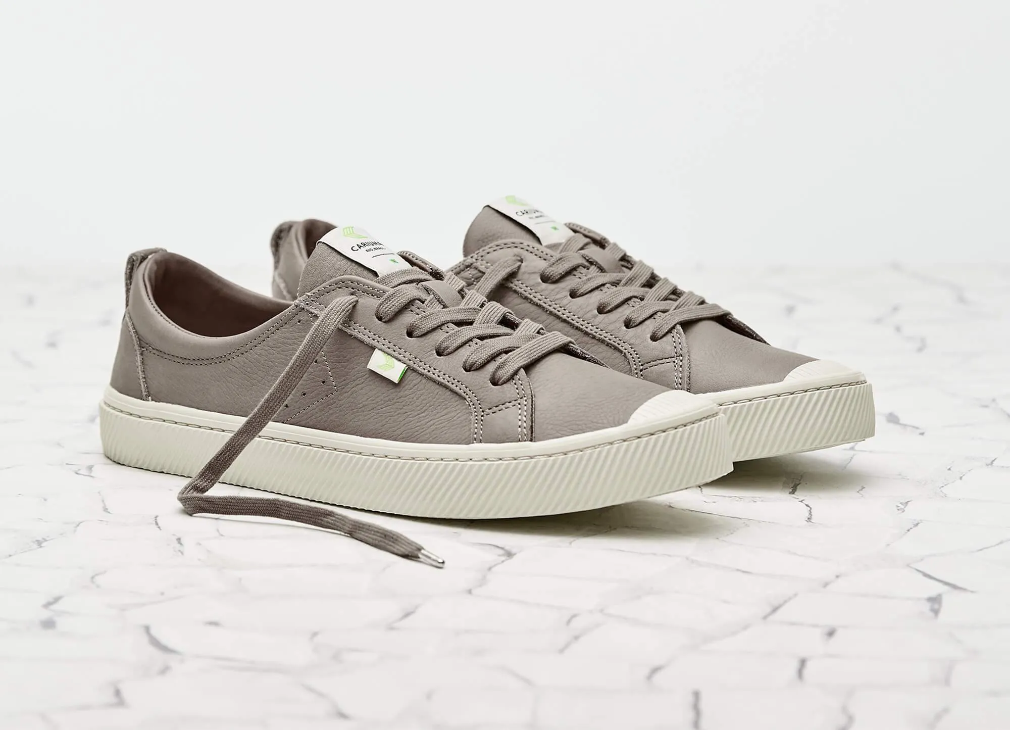 OCA Low Grey Premium Leather Sneaker Men