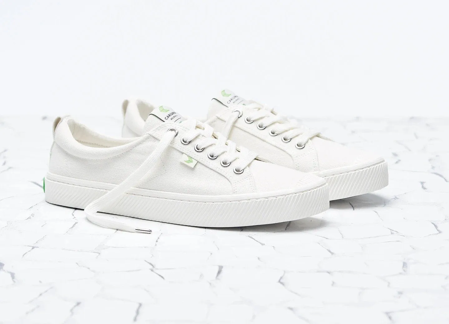 OCA Low Off White Canvas Sneaker Women