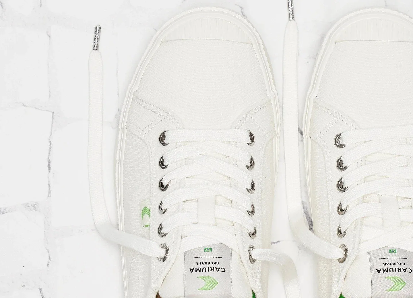 OCA Low Off White Canvas Sneaker Women