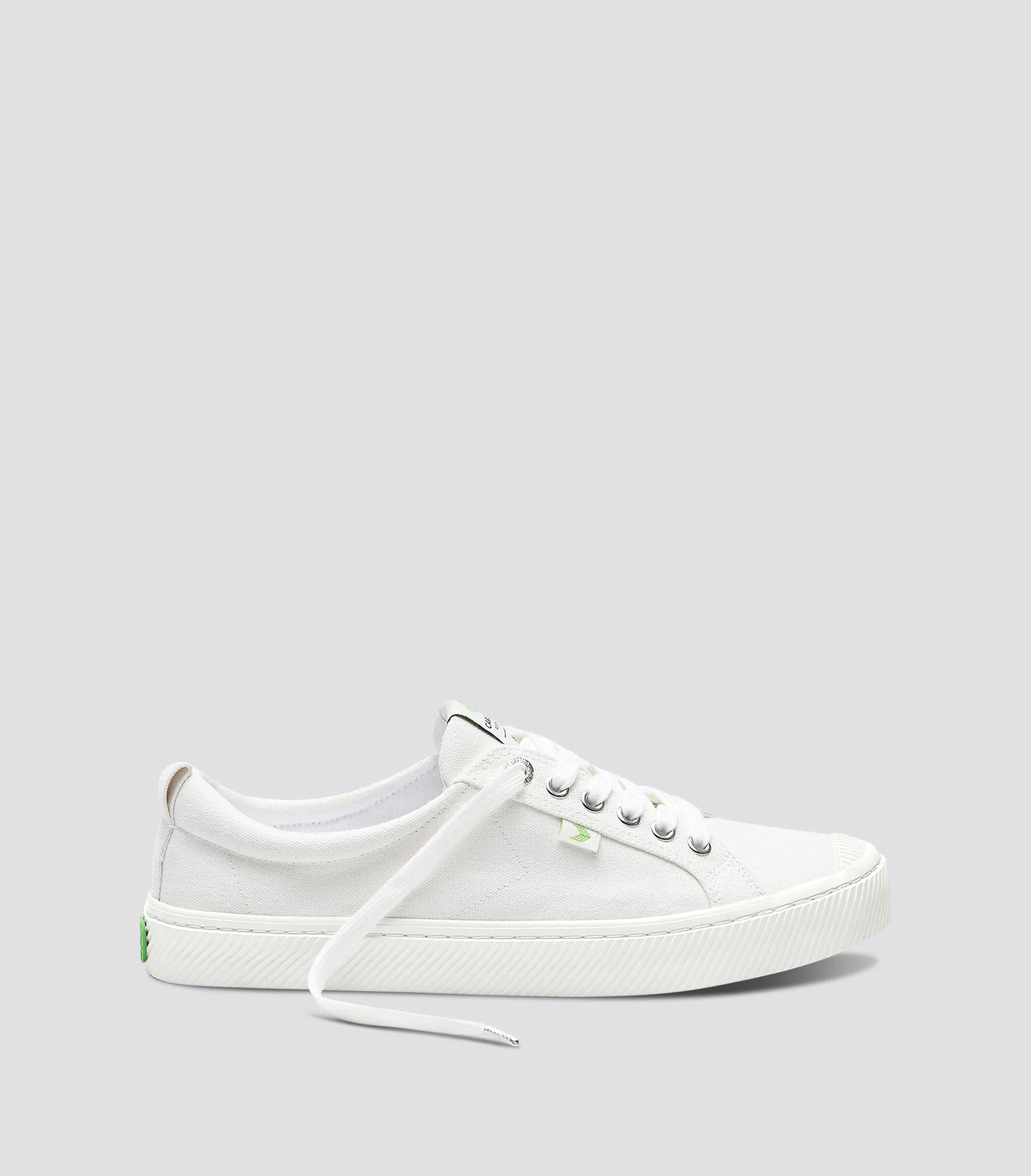 OCA Low Off White Canvas Sneaker Women