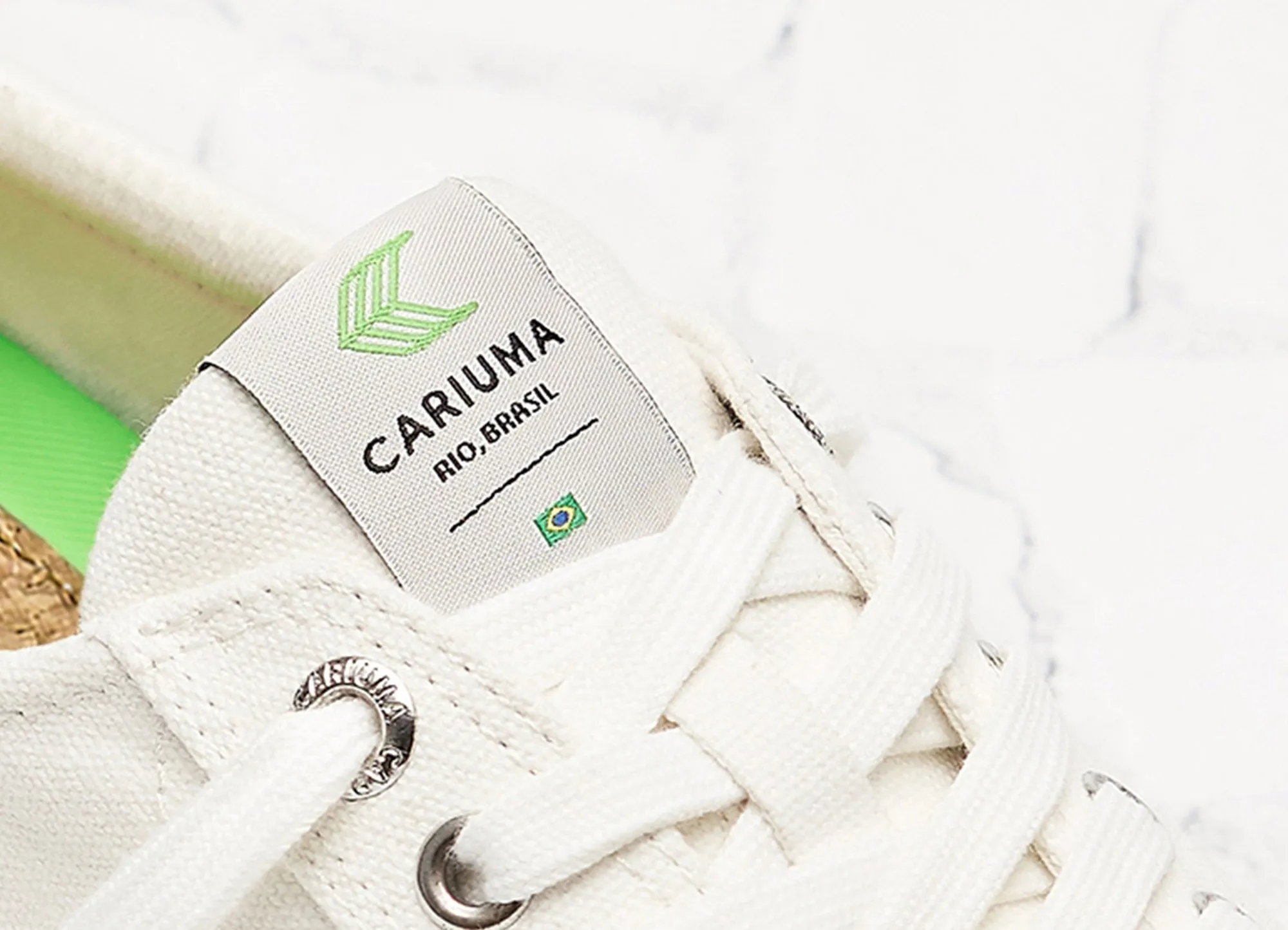 OCA Low Off White Canvas Sneaker Women