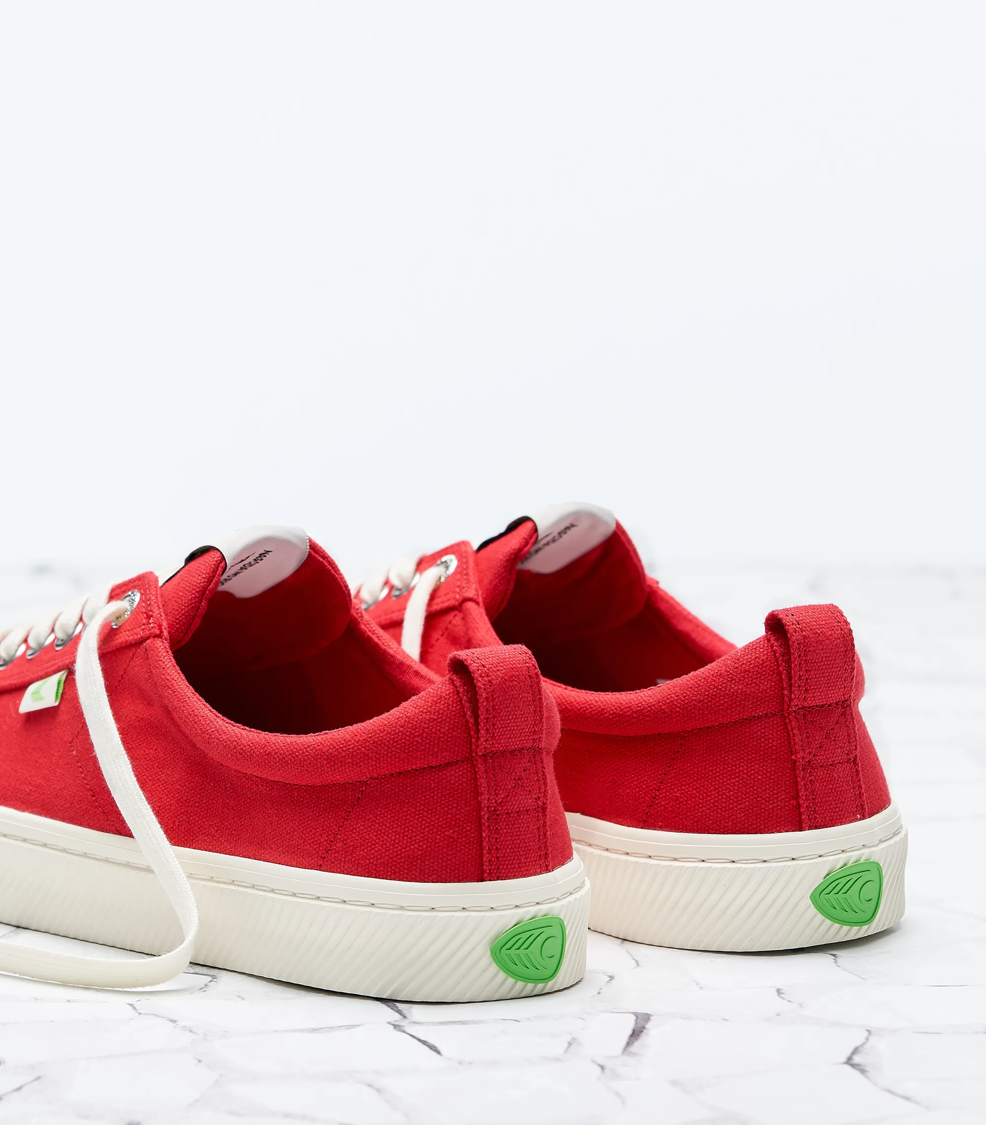 OCA Low Red Canvas Sneaker Women