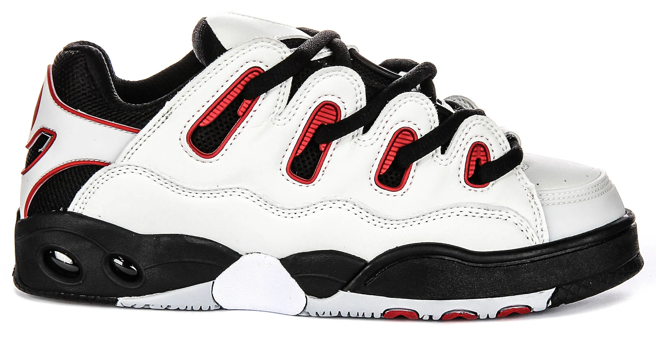 Osiris D3 OG In White Black Red For Men