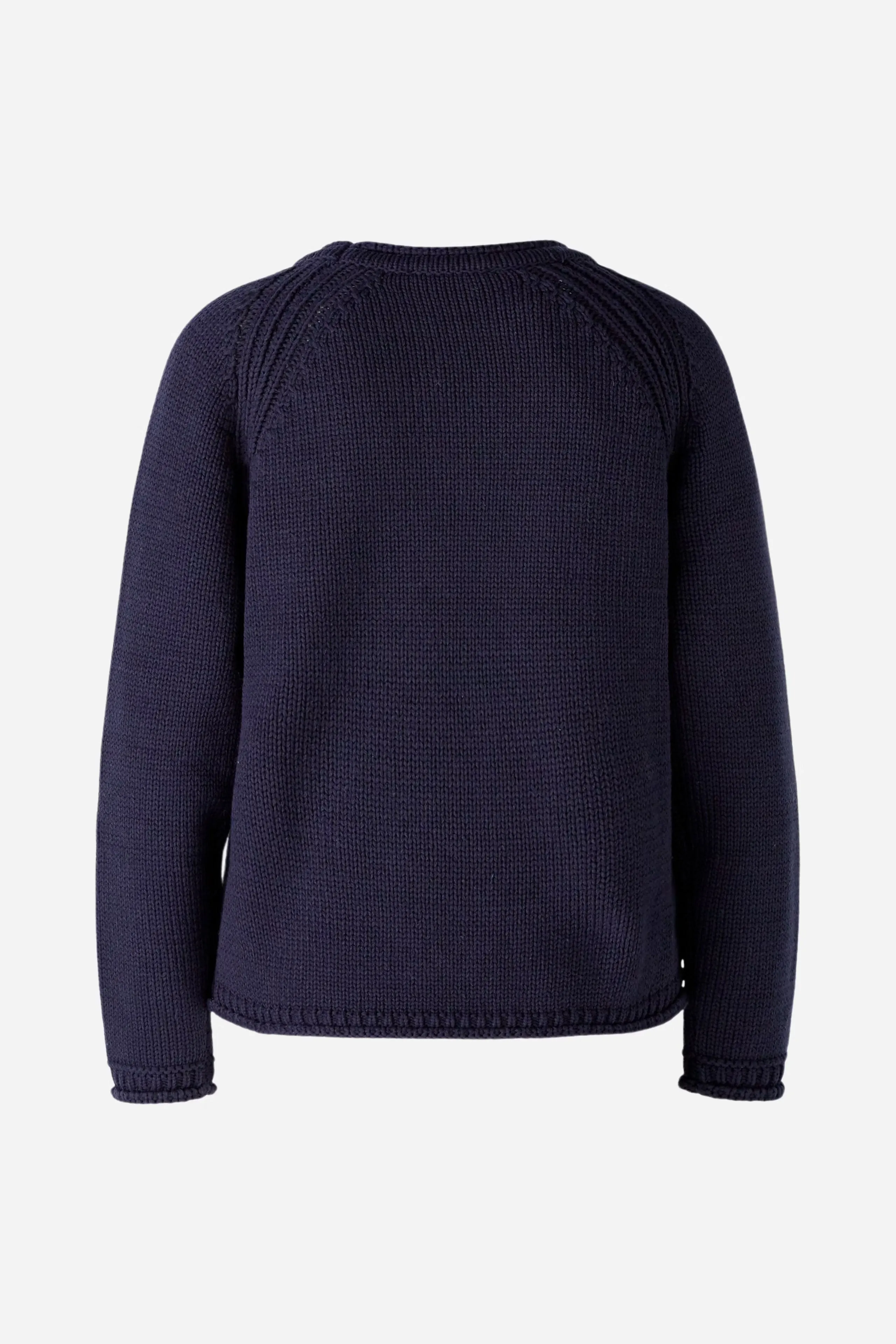 Oui Knit Star Jumper Navy/White