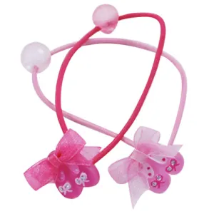 Pink Poppy Pretty Ballet Shoe Ponytail Holders