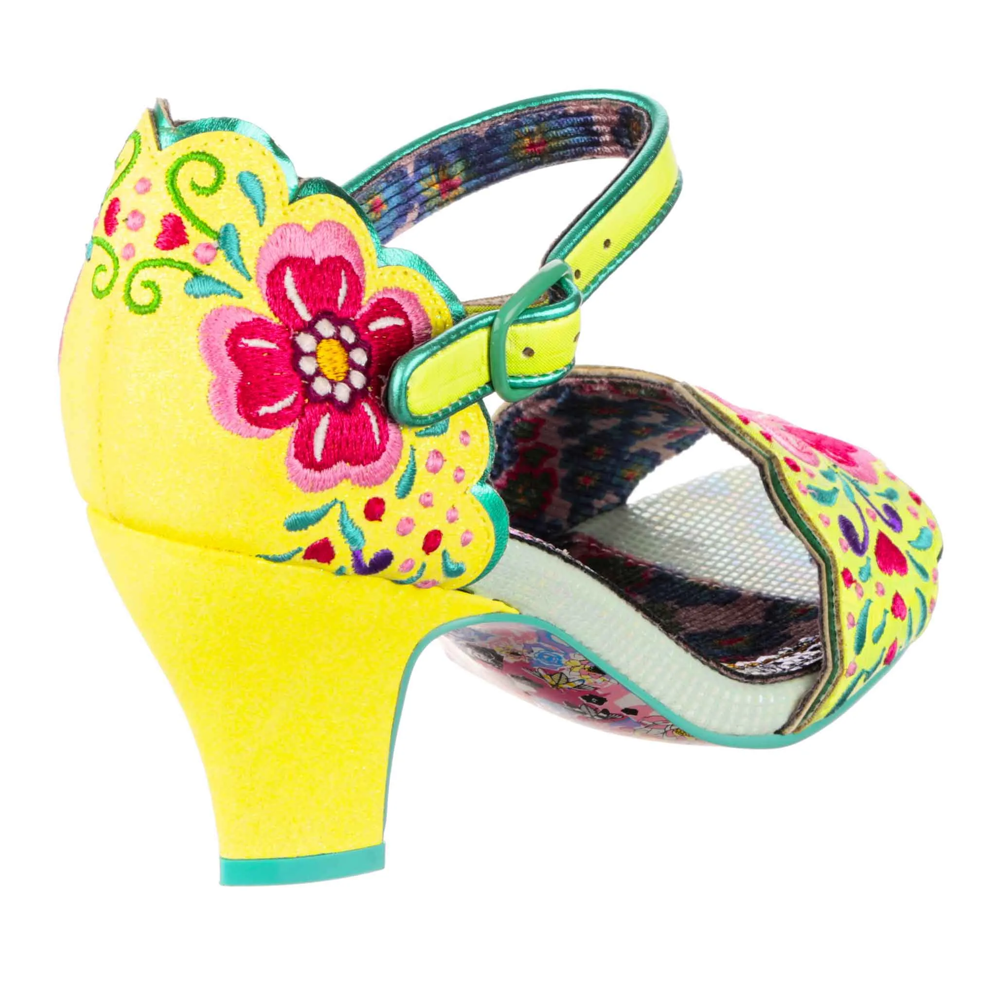 Posie Picking in Yellow by Irregular Choice