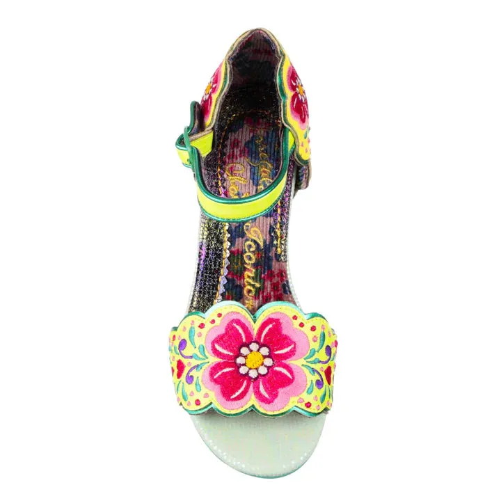 Posie Picking in Yellow by Irregular Choice