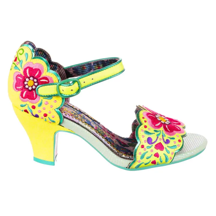 Posie Picking in Yellow by Irregular Choice