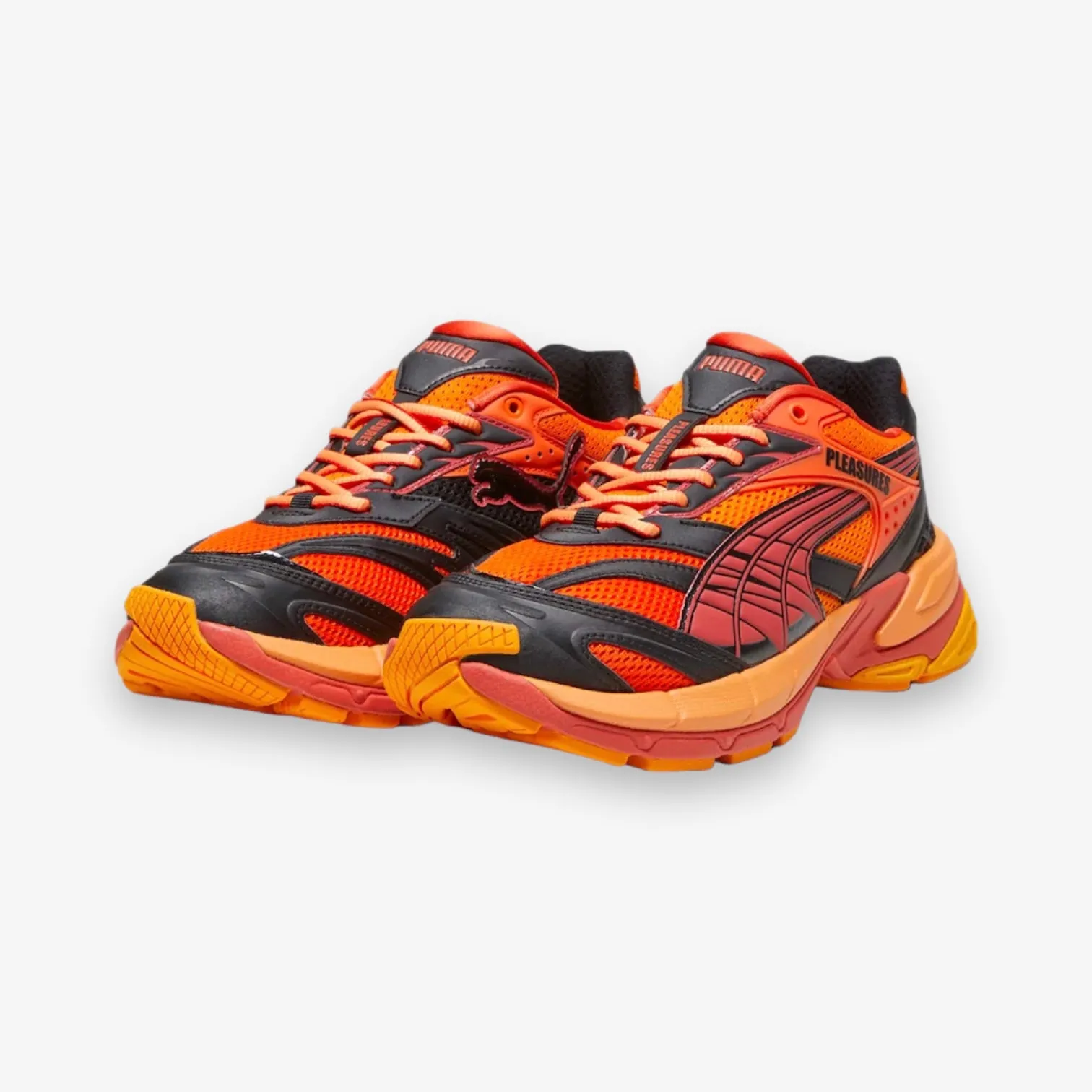 Puma x Pleasures Velophasis Layers Cayenne Pepper Astro Red 393301-02