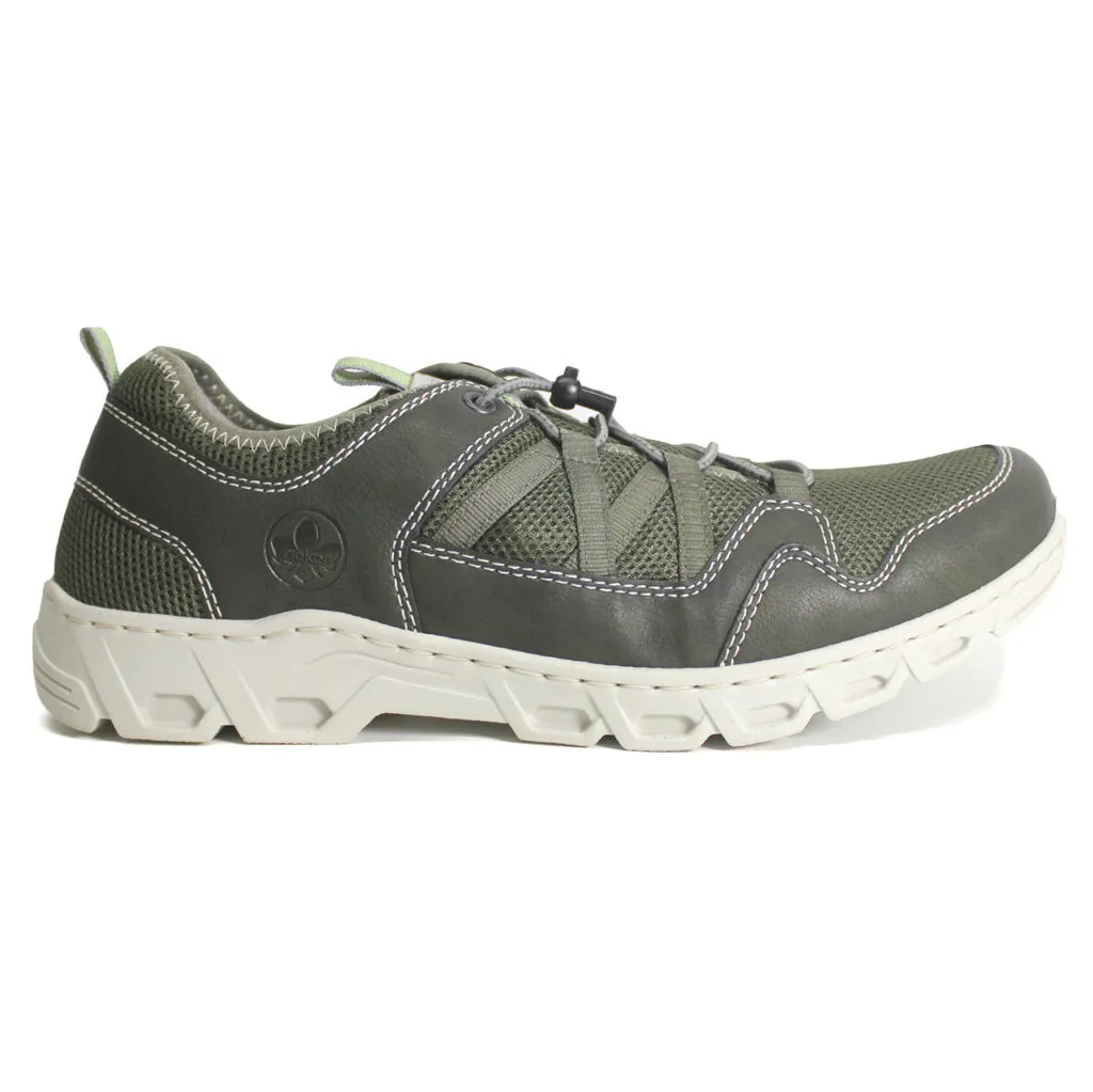 Rieker Burkhard 14555-54 Synthetic Mens Trainers -Green