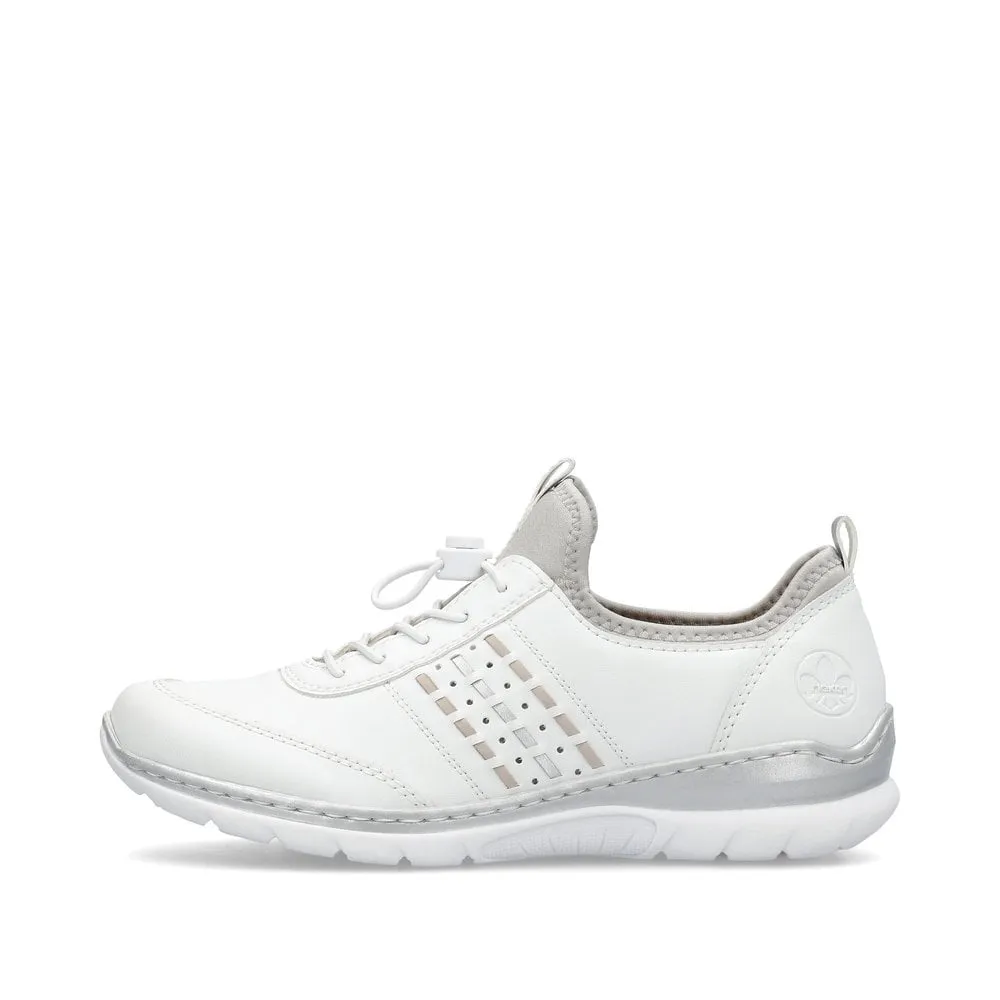 Rieker L3259 Ladies Shoes White