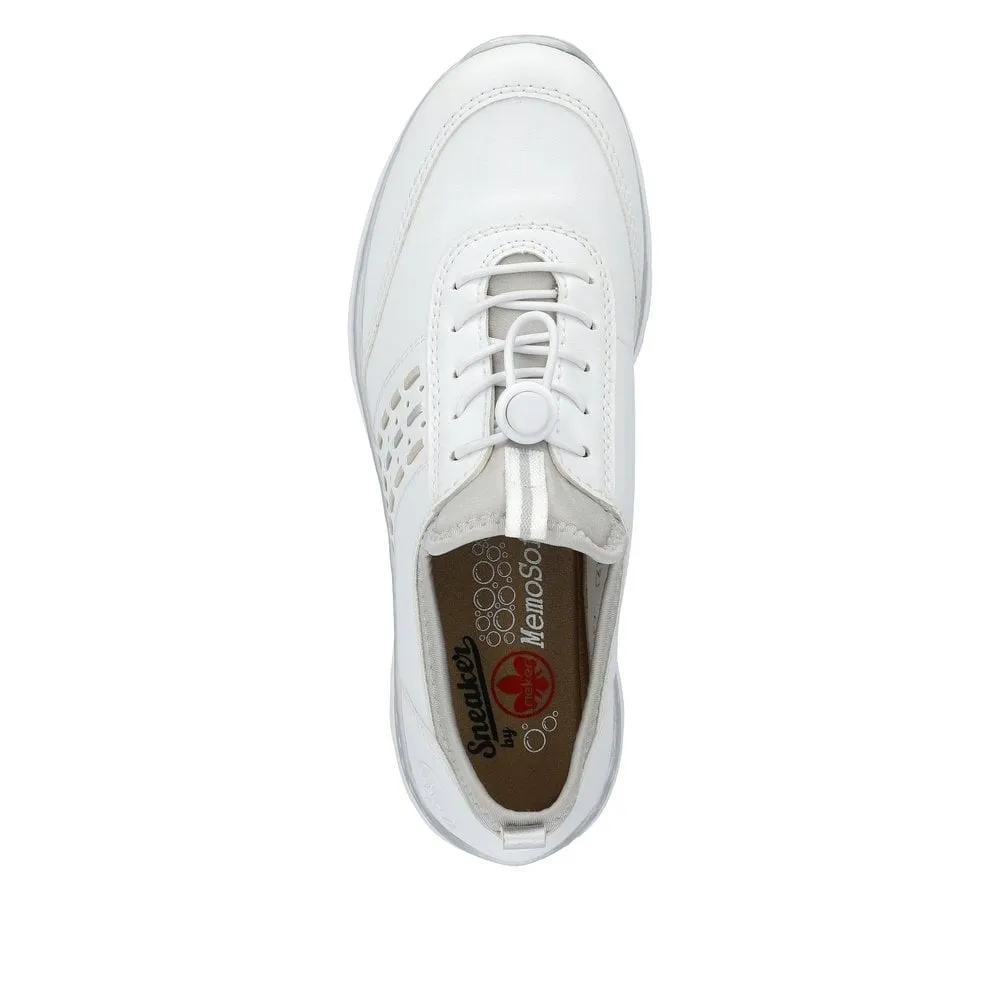 Rieker L3259 Ladies Shoes White