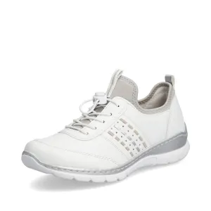 Rieker L3259 Ladies Shoes White