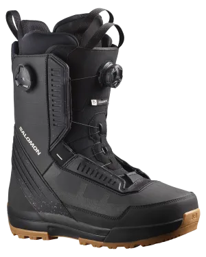 Salomon Malamute Dual Boa Snowboard Boots - Black / Black / Black - 2024