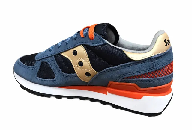 Saucony Original scarpa sneaker da uomo Shadow S2108-788 blu orancio