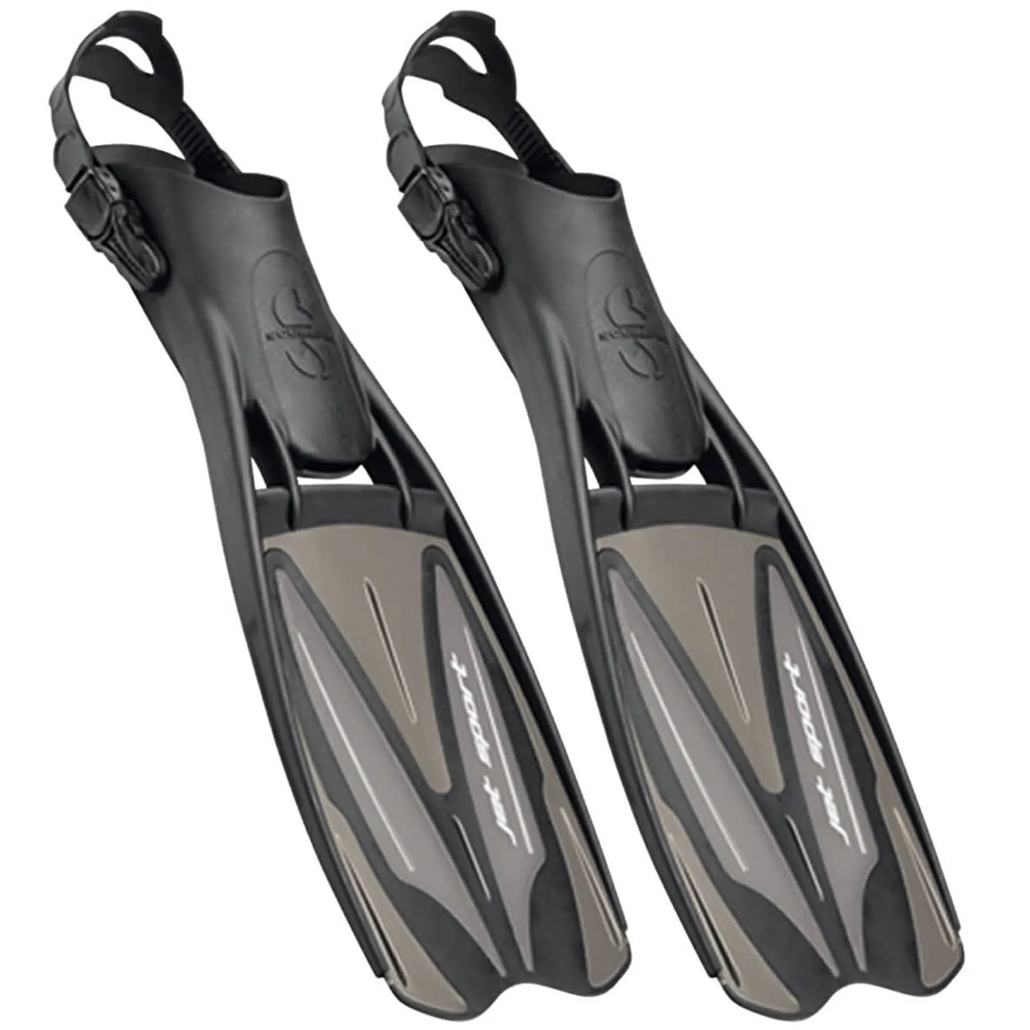 Scubapro Jet Sport Adjustable Open Heel Scuba Diving Fins