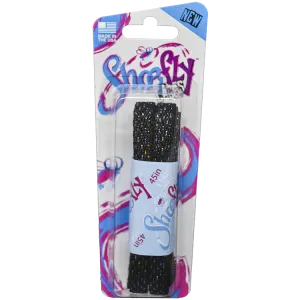 ShoeFlys ® Fashion Laces | Black Sparkle