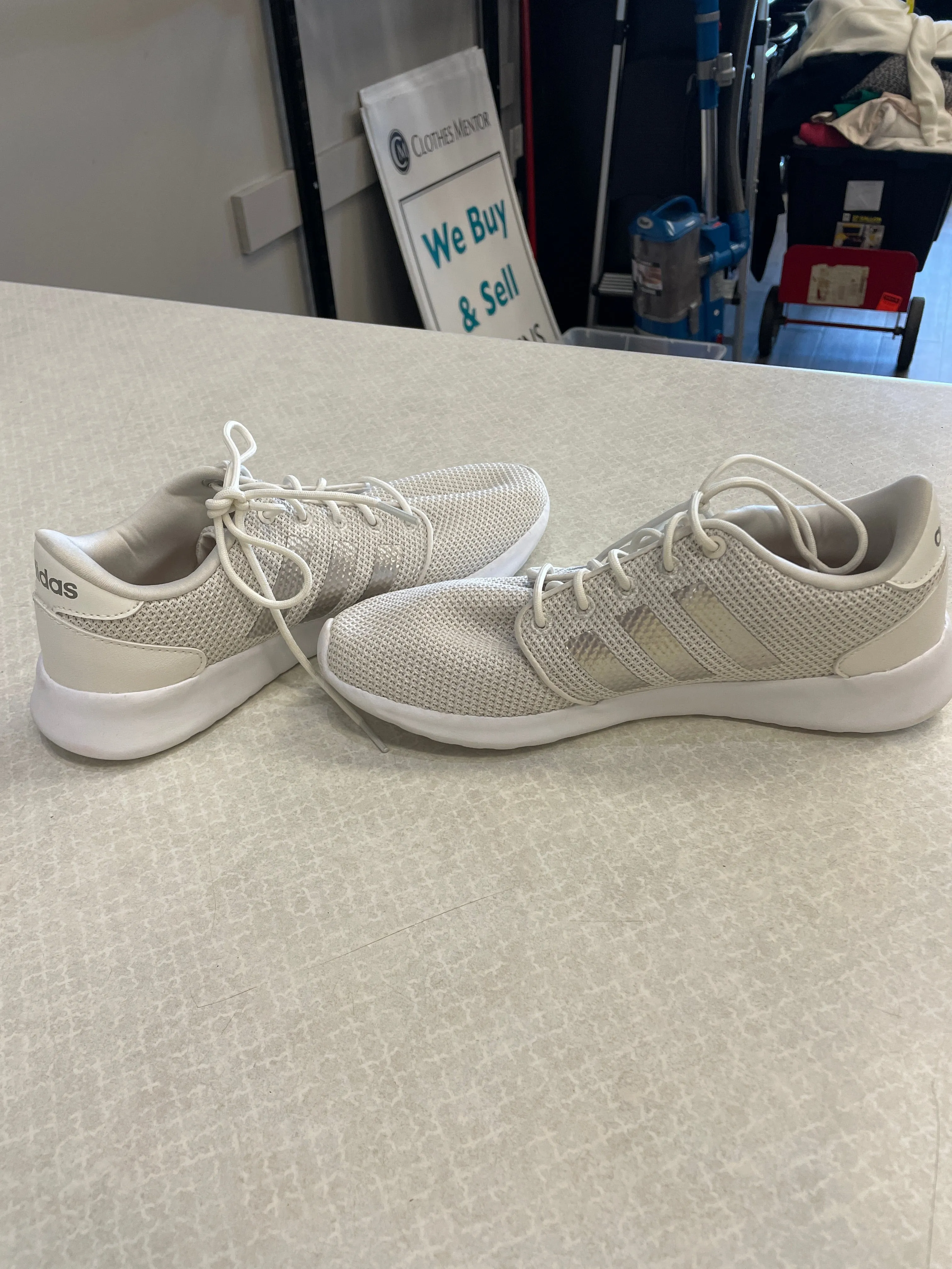 Shoes Athletic By Adidas In Cream, Size: 7