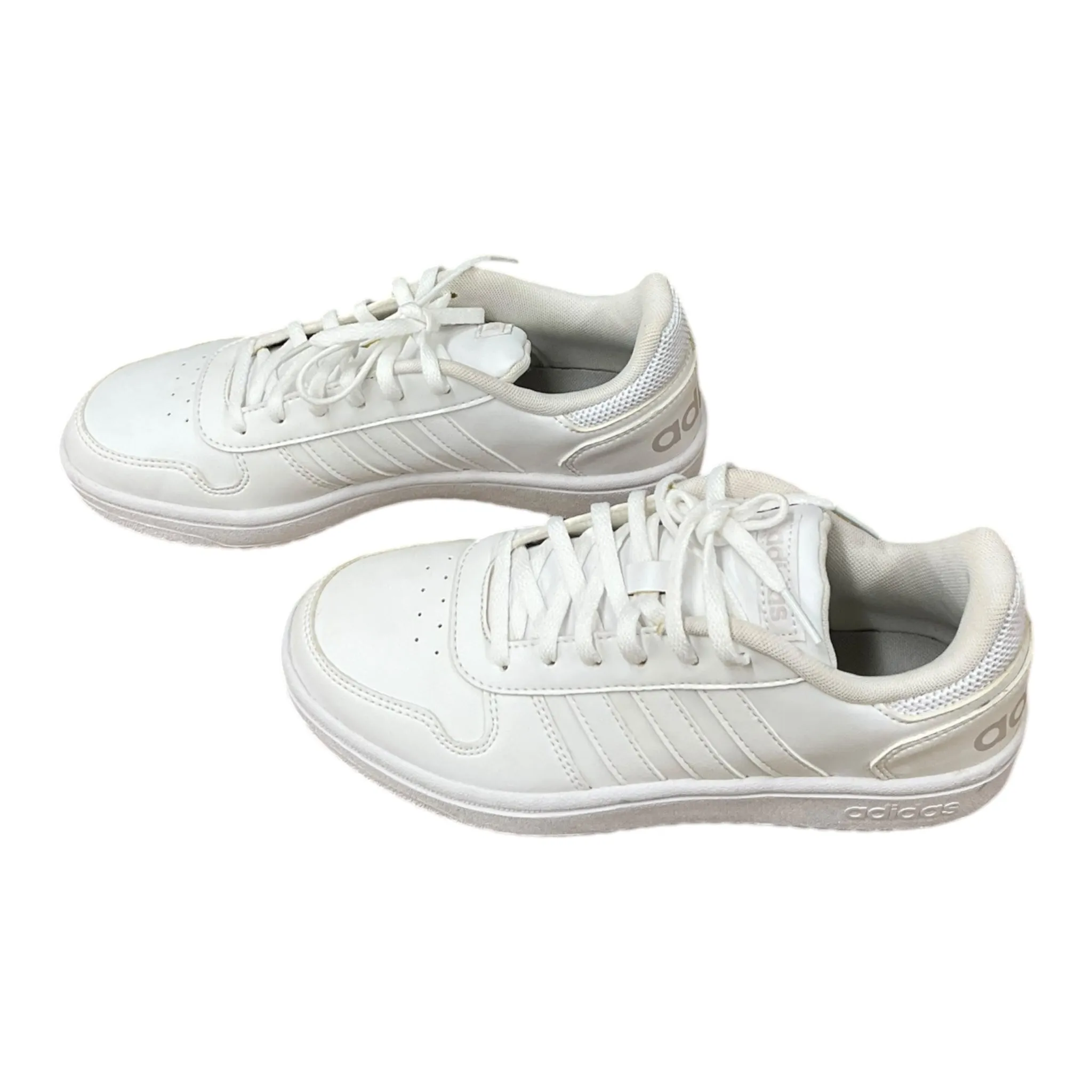 Shoes Athletic By Adidas In White, Size: 7.5