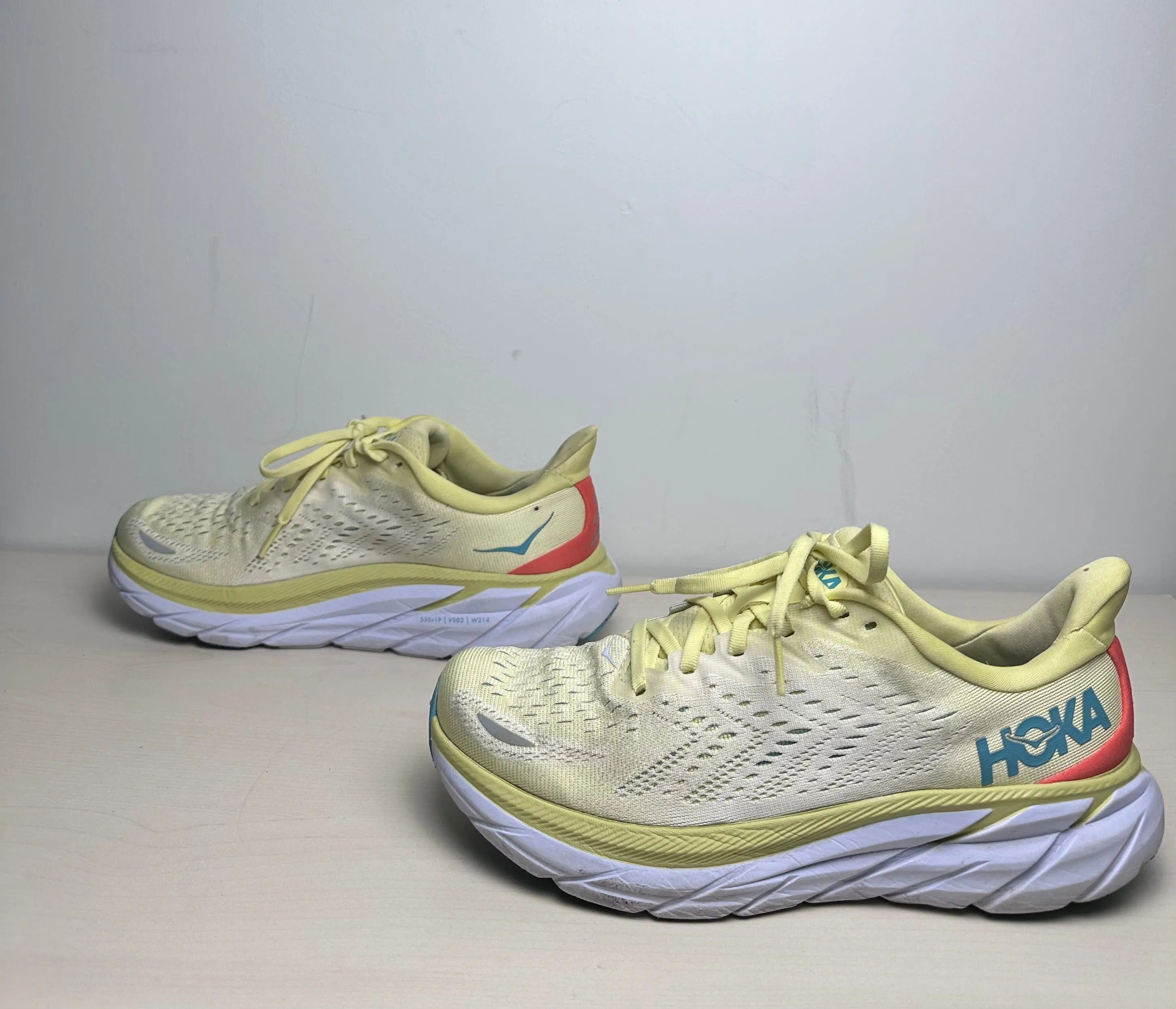 Shoes Athletic By Hoka In Yellow, Size: 8.5