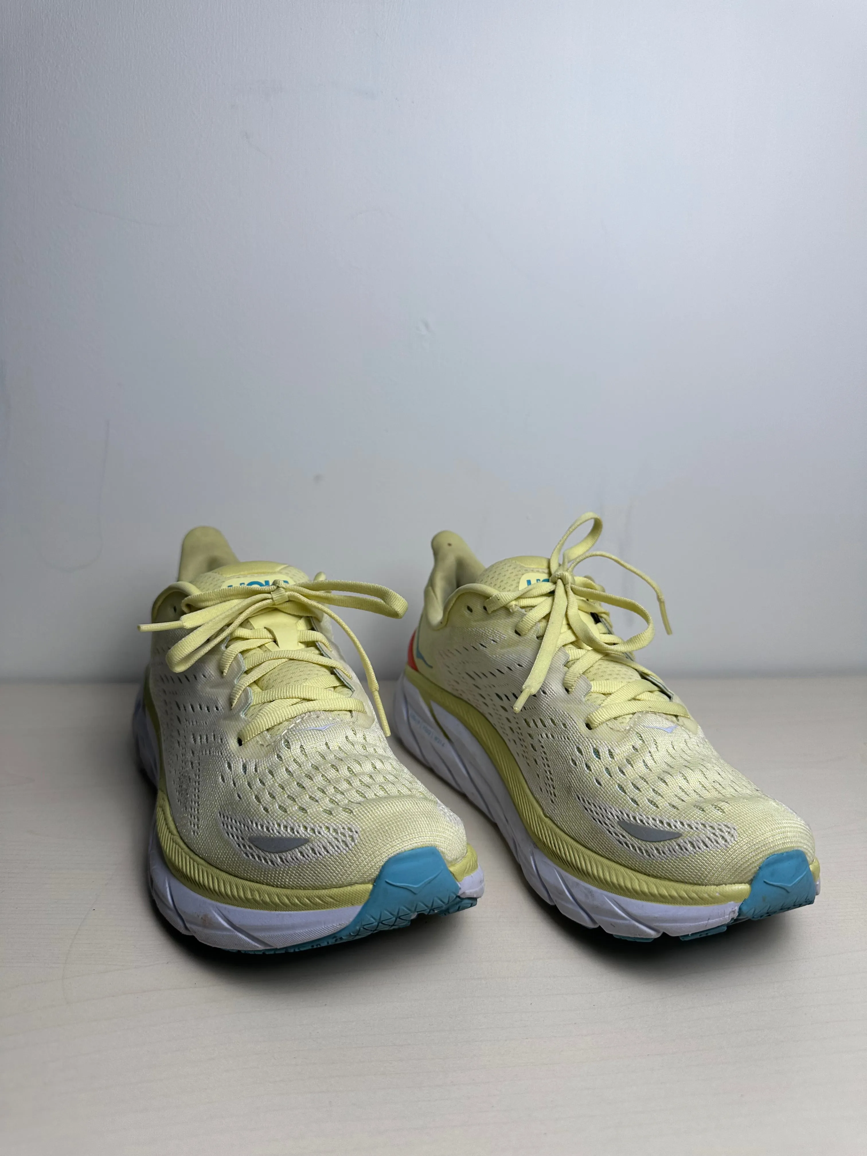 Shoes Athletic By Hoka In Yellow, Size: 8.5