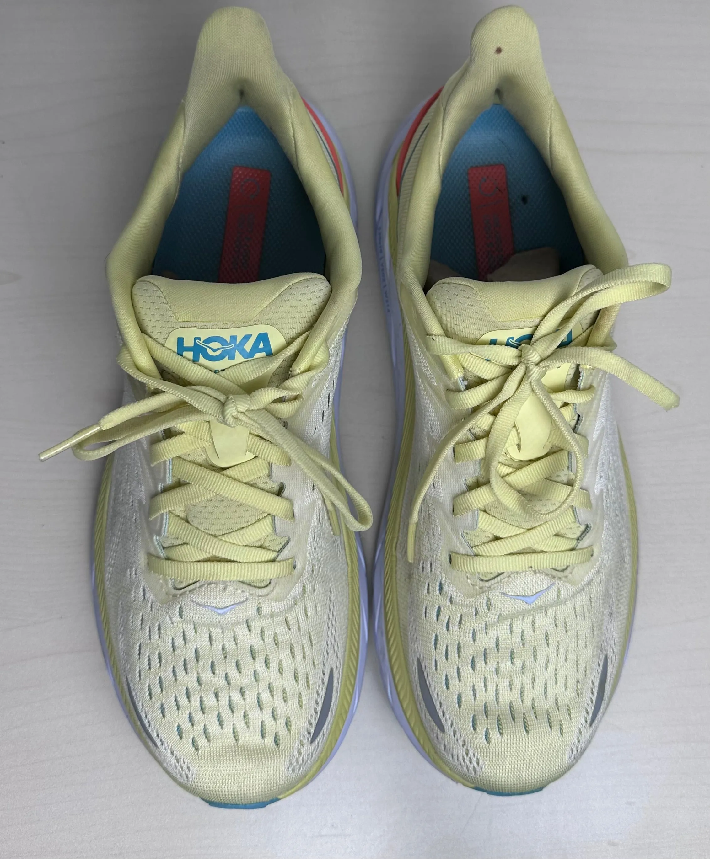 Shoes Athletic By Hoka In Yellow, Size: 8.5