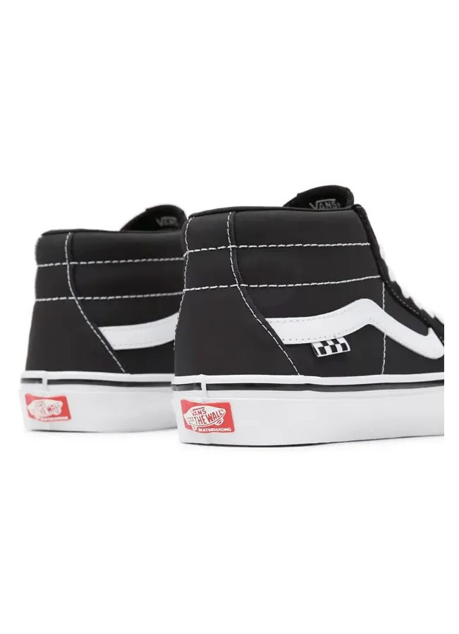 Shoes Vans Skate Grosso mid - Black / White / Emo leather