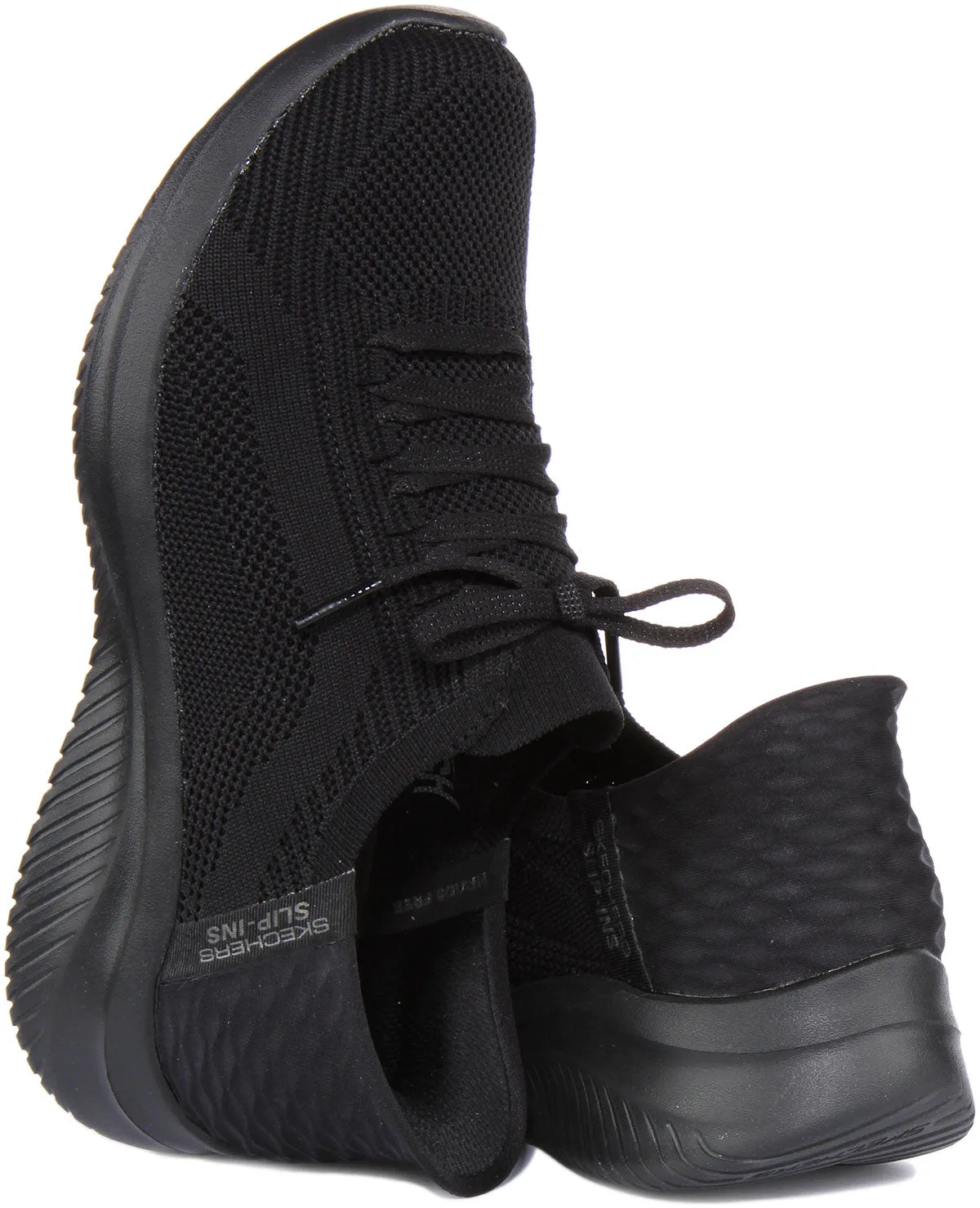 Skechers Ultra Flex 3.0 In All Black For Women