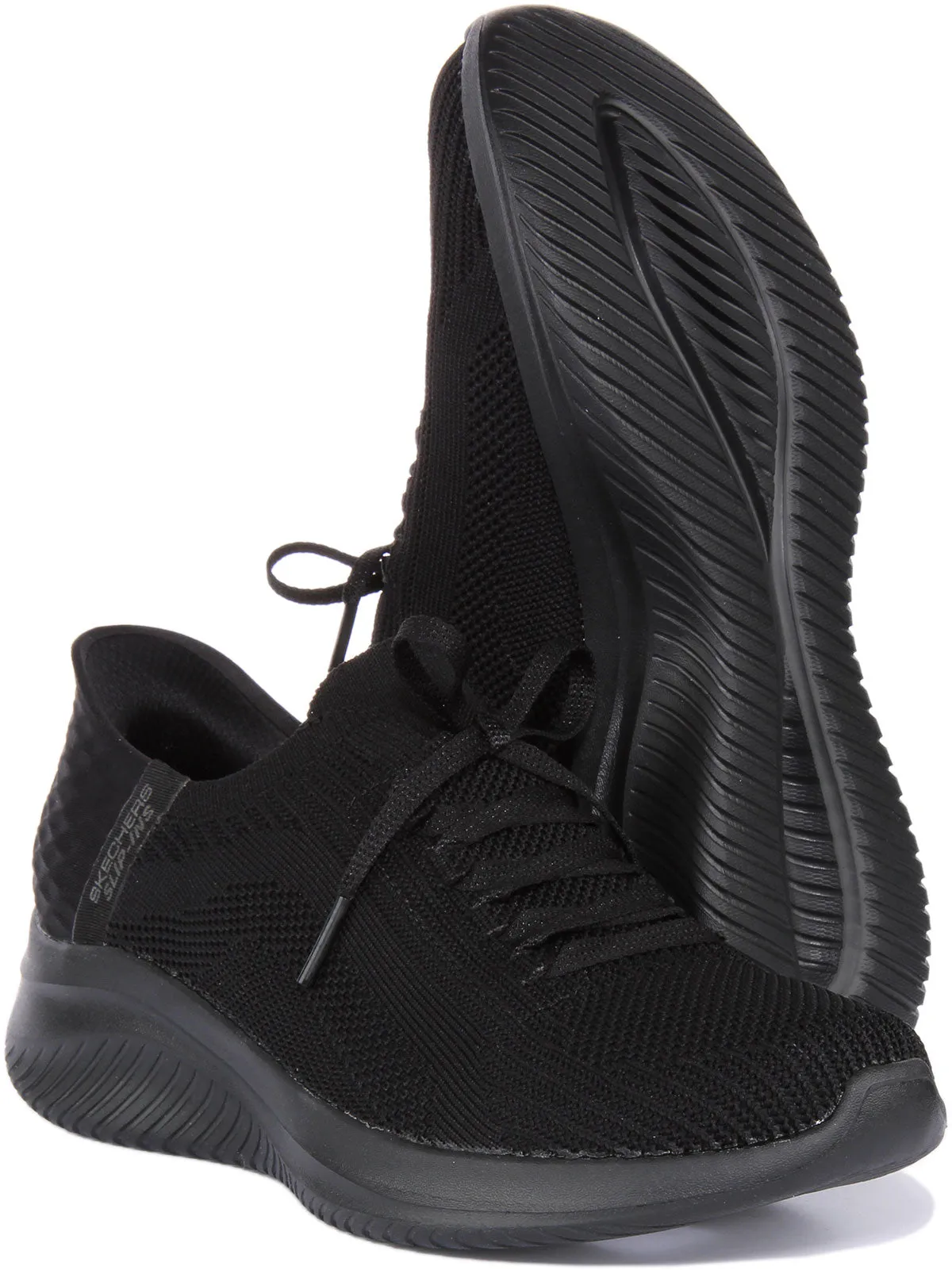 Skechers Ultra Flex 3.0 In All Black For Women