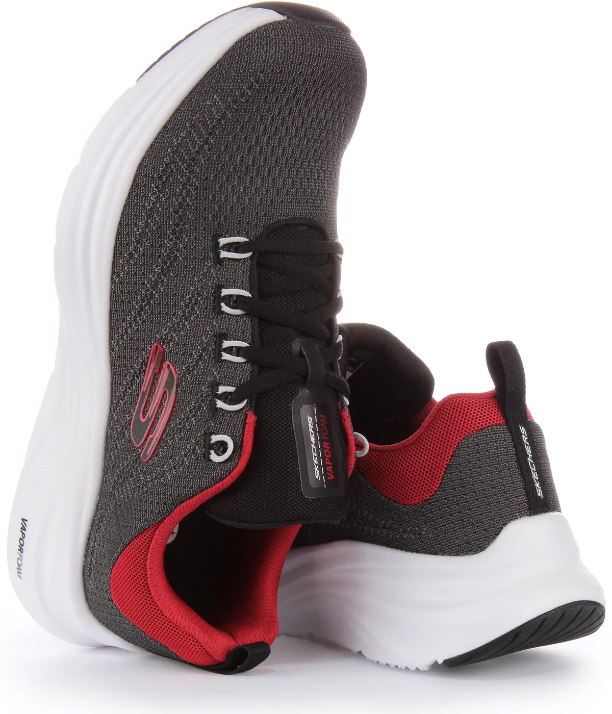 Skechers Vapor Foam In Black Red For Men