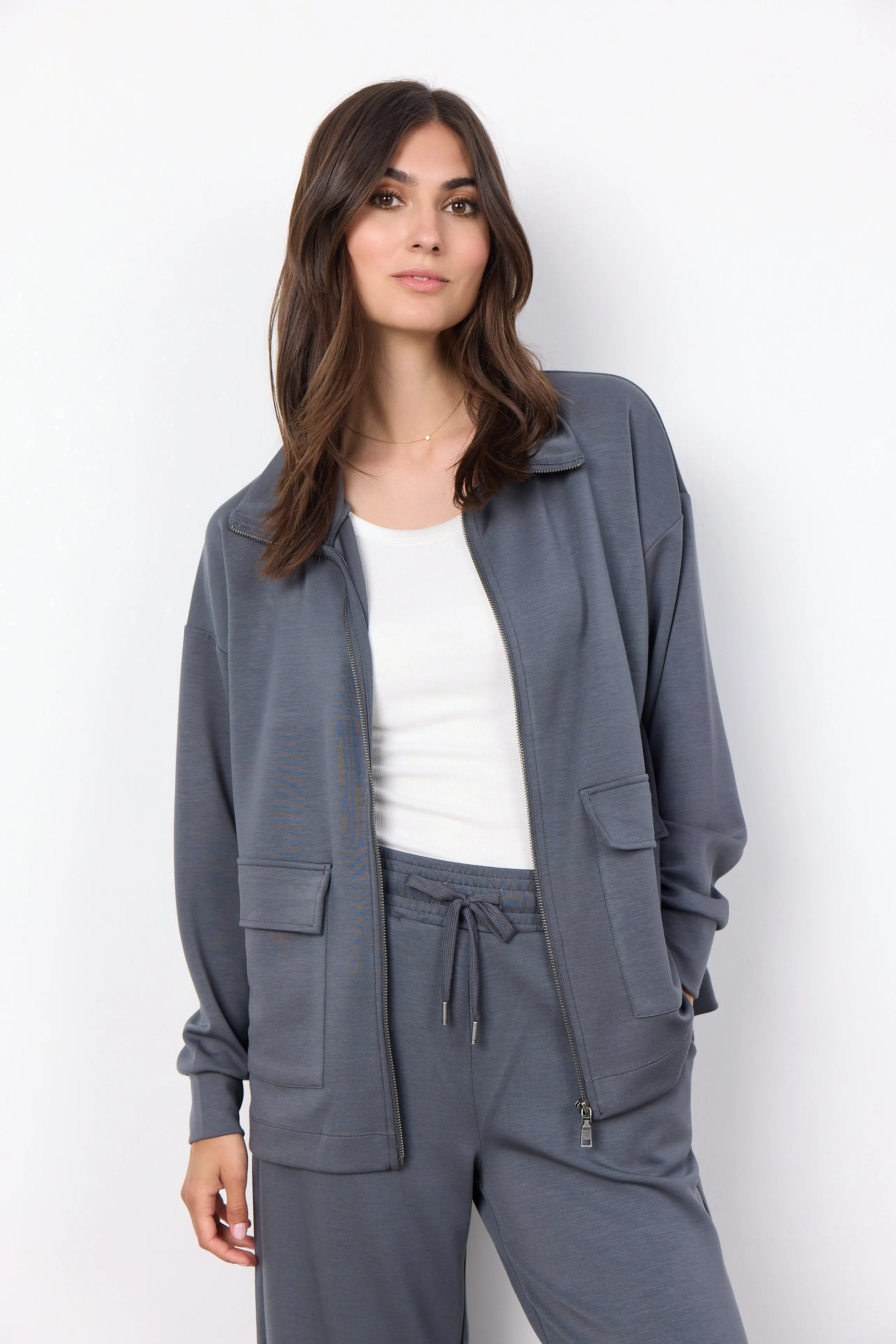 Soya Concept Banu 165 Cardi Jacket Iron Grey